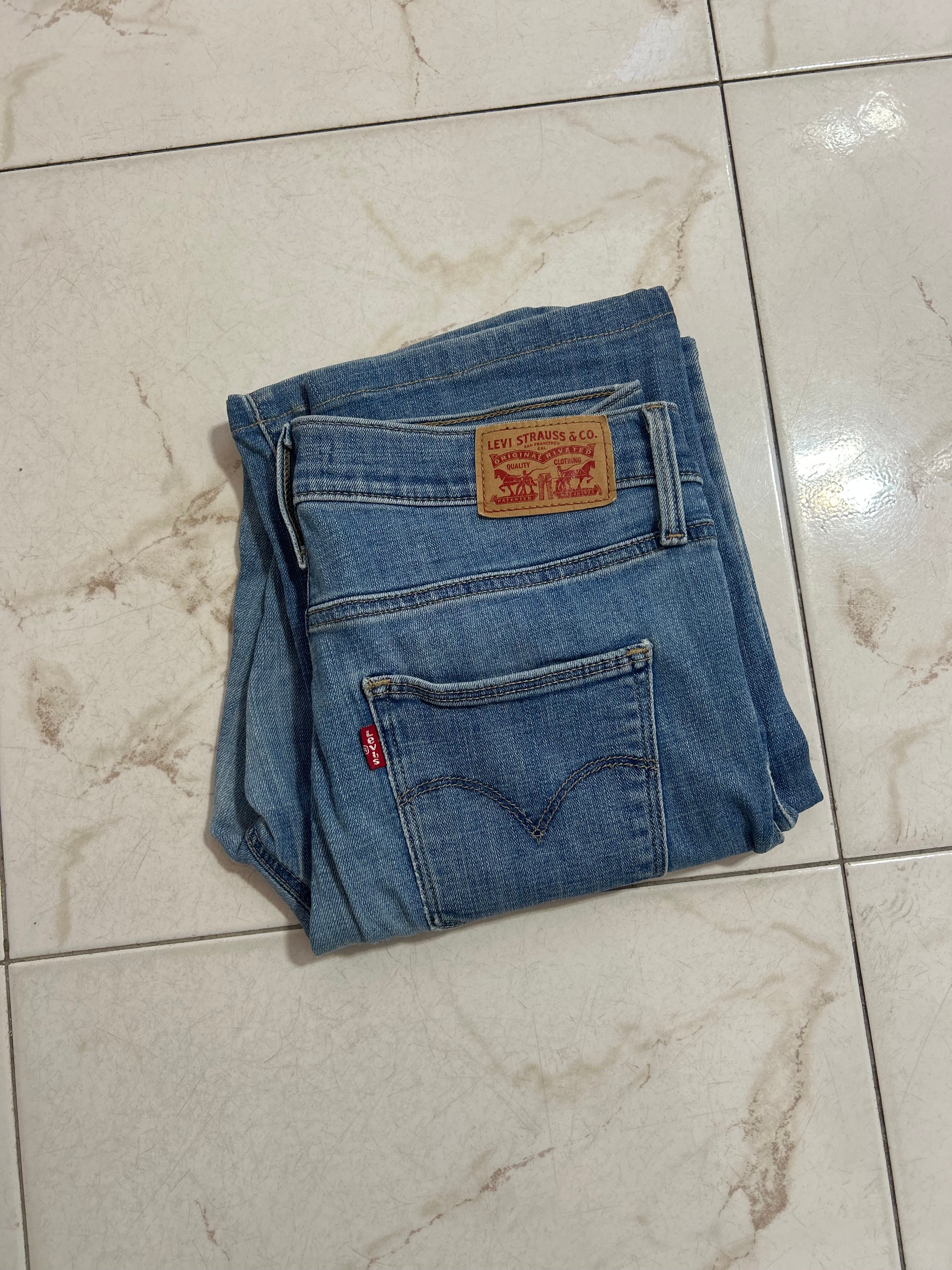 Levi’s Slimming Straight Blu Denim – Taglia 28 (IT 42) #27