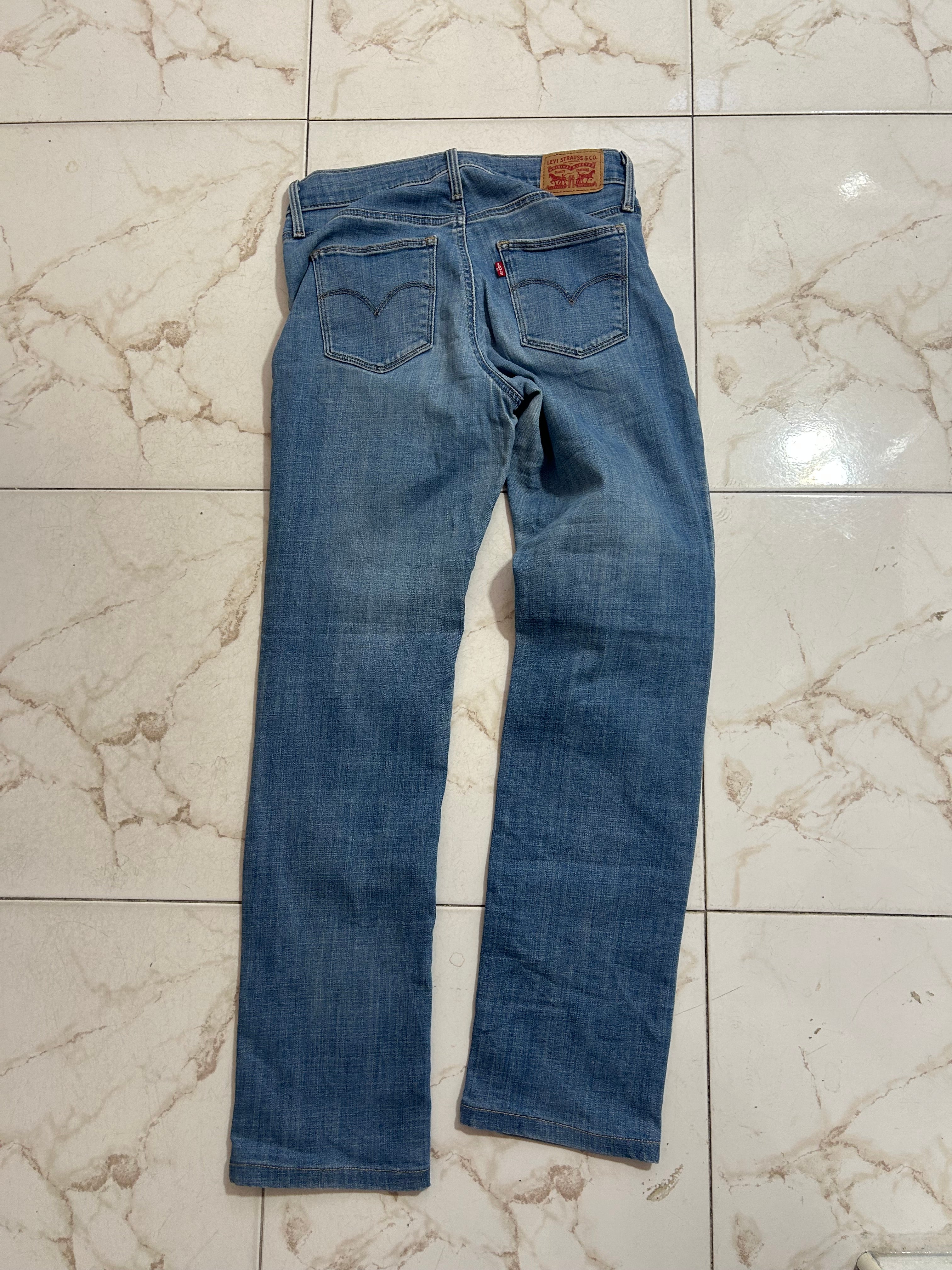 Levi’s Slimming Straight Blu Denim – Taglia 28 (IT 42) #27