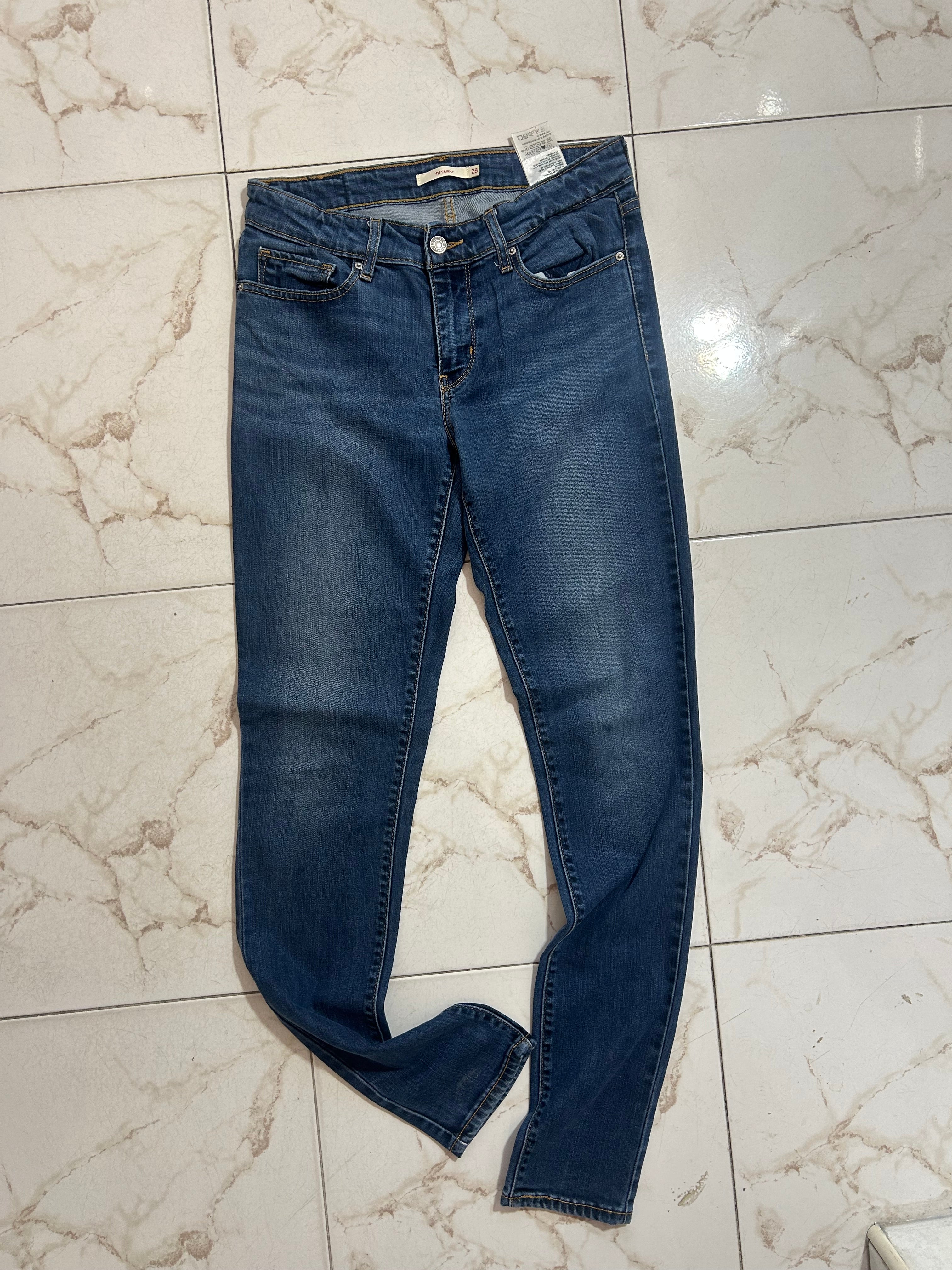 Levi’s 711 Skinny Blu Denim – Taglia 28  IT 42 #28