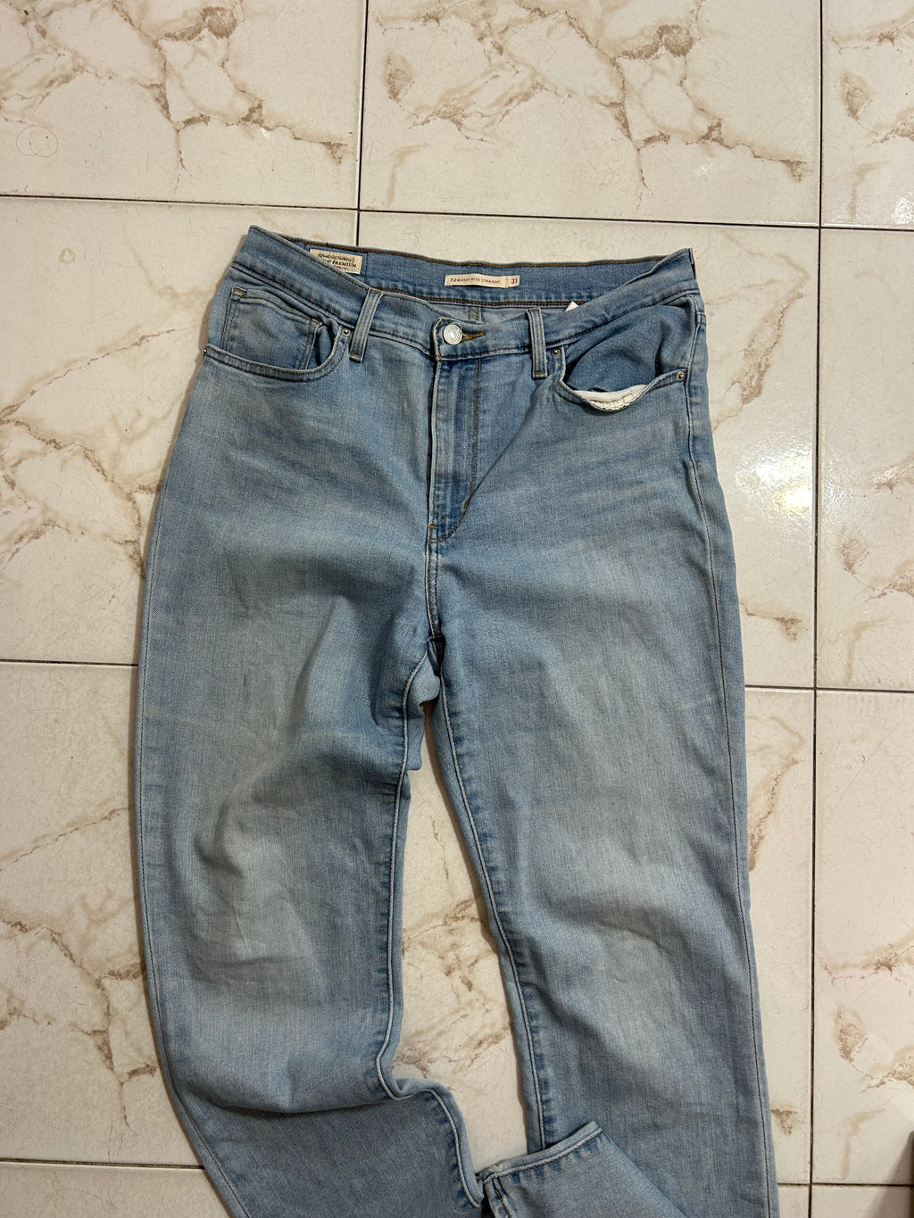 Levi’s 724 High Rise Straight Donna – Taglia 40 EU 46 ITA #005