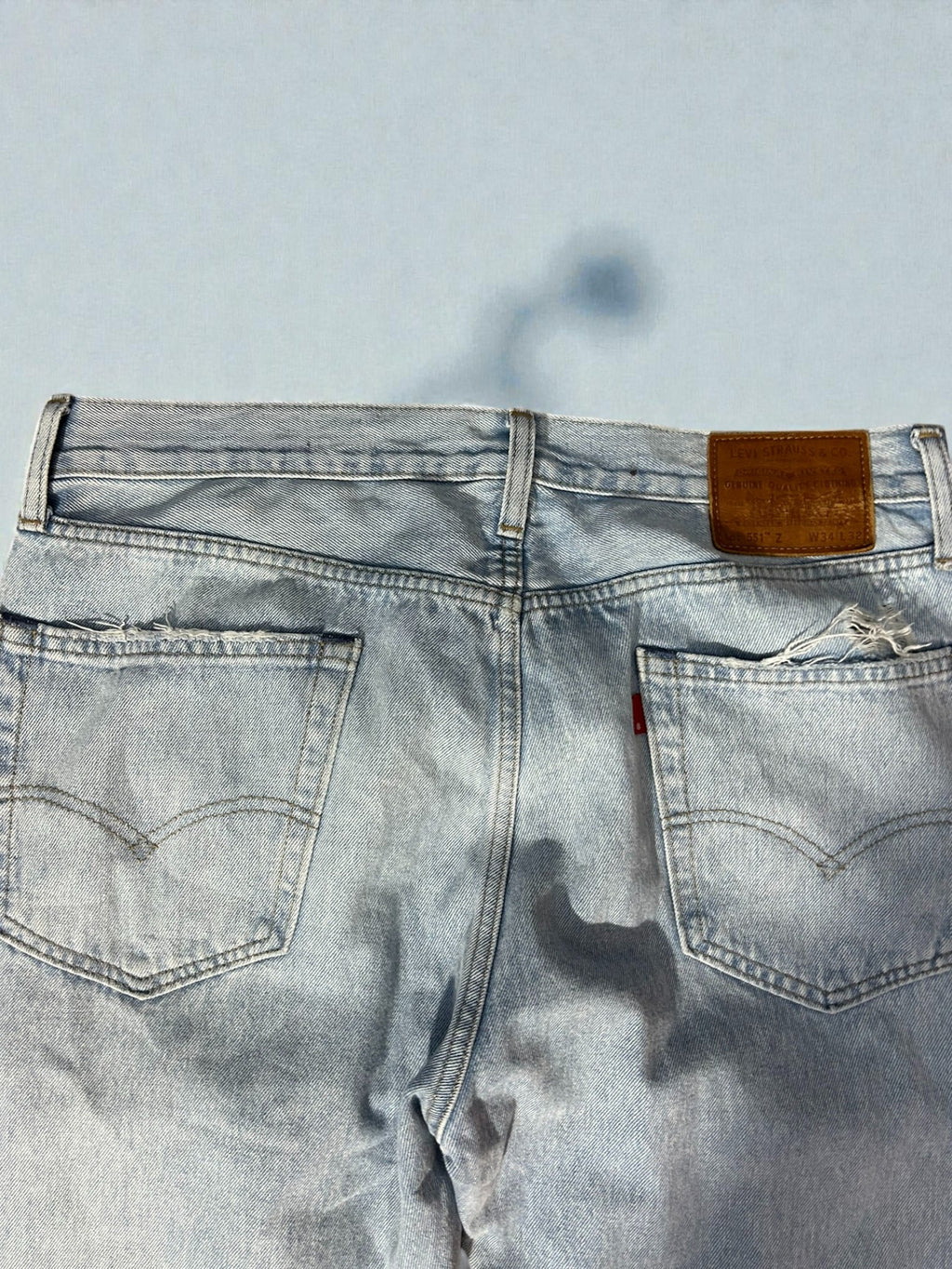 Levi’s 551Z Straight Fit Denim Chiaro – Tg IT 50 (W34 L32)