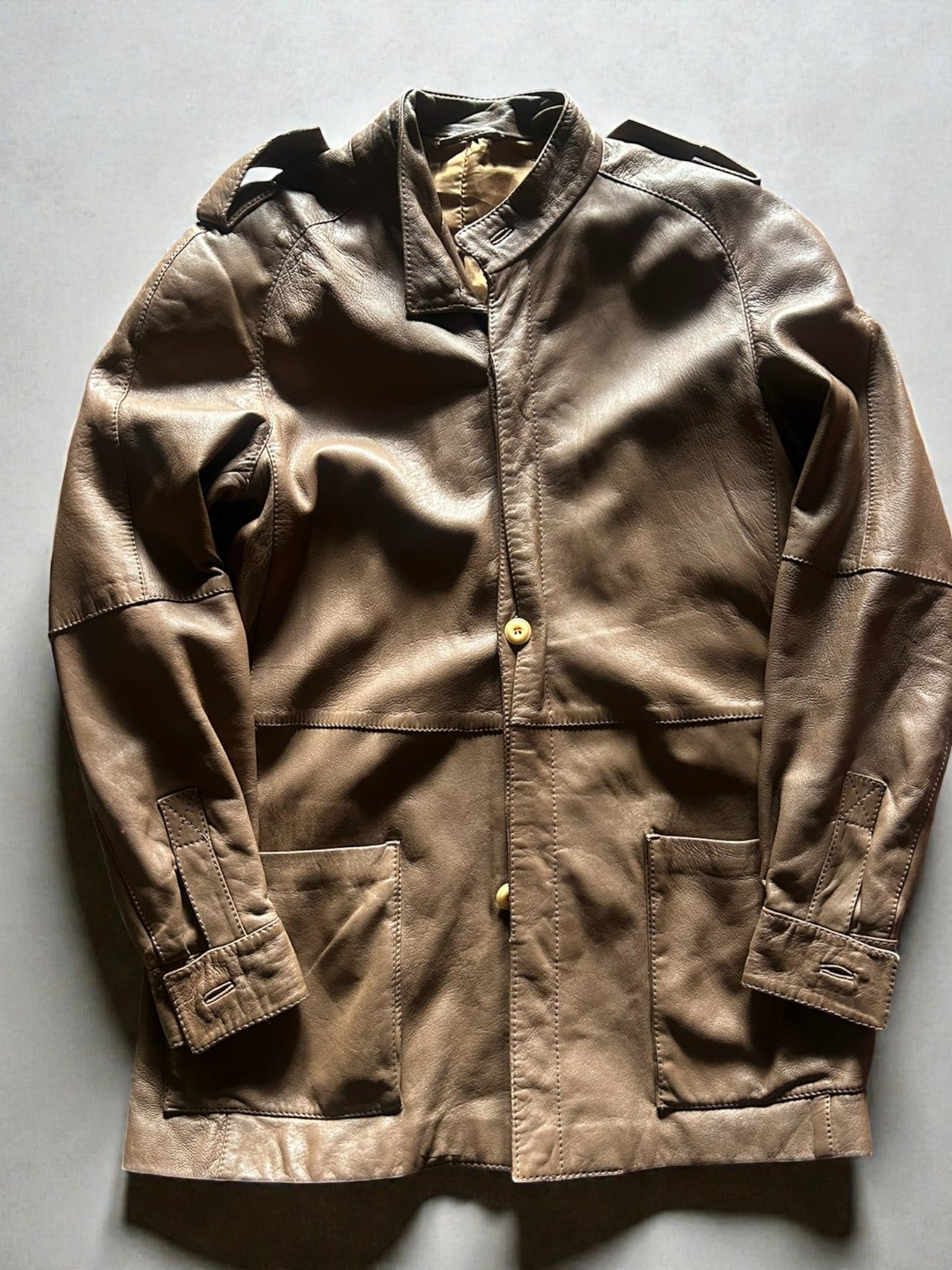 Giubbotto in Vera Pelle Vintage da Donna – Taglia Unica