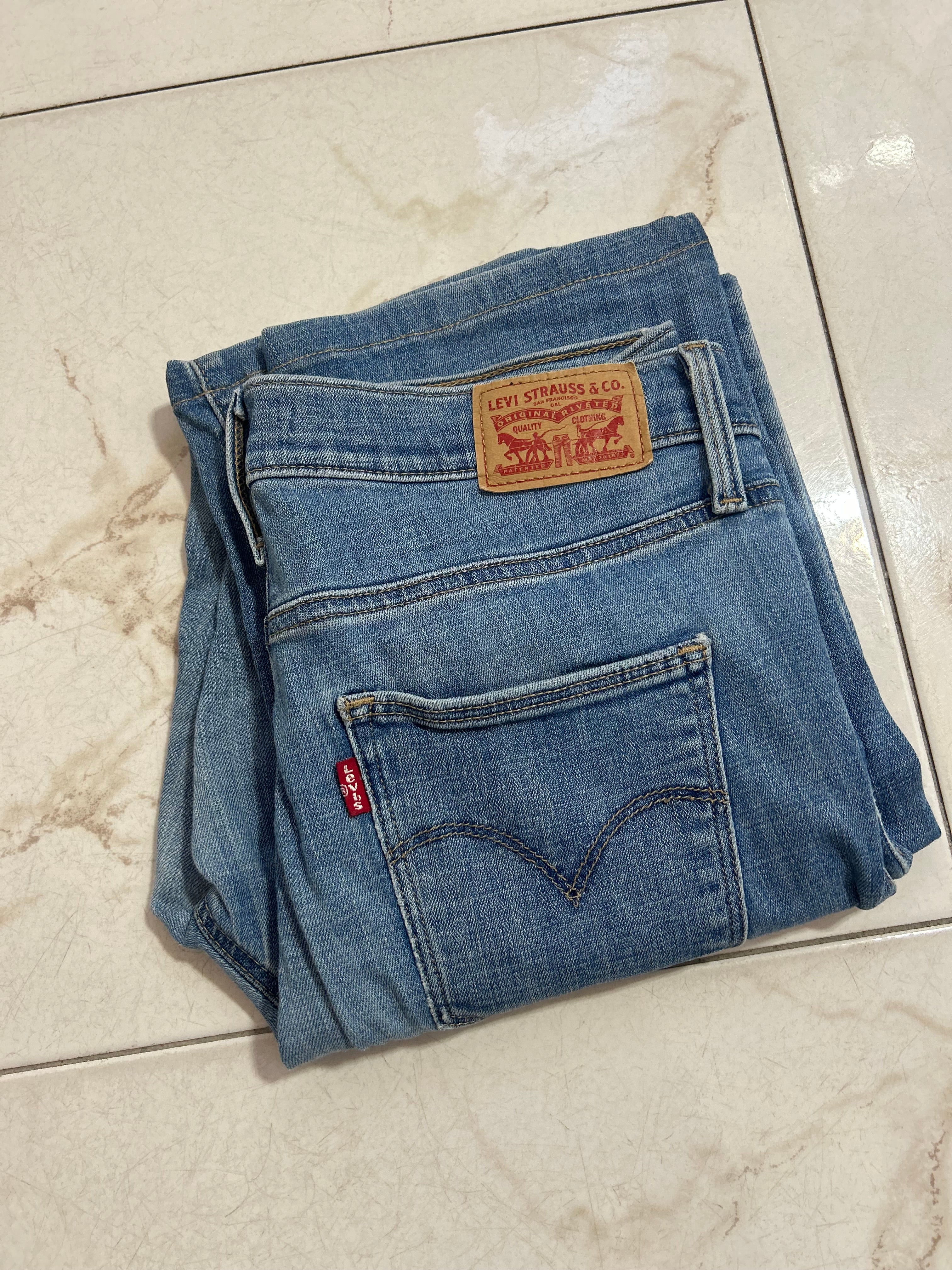 Levi’s Slimming Straight Blu Denim – Taglia 28 (IT 42) #27