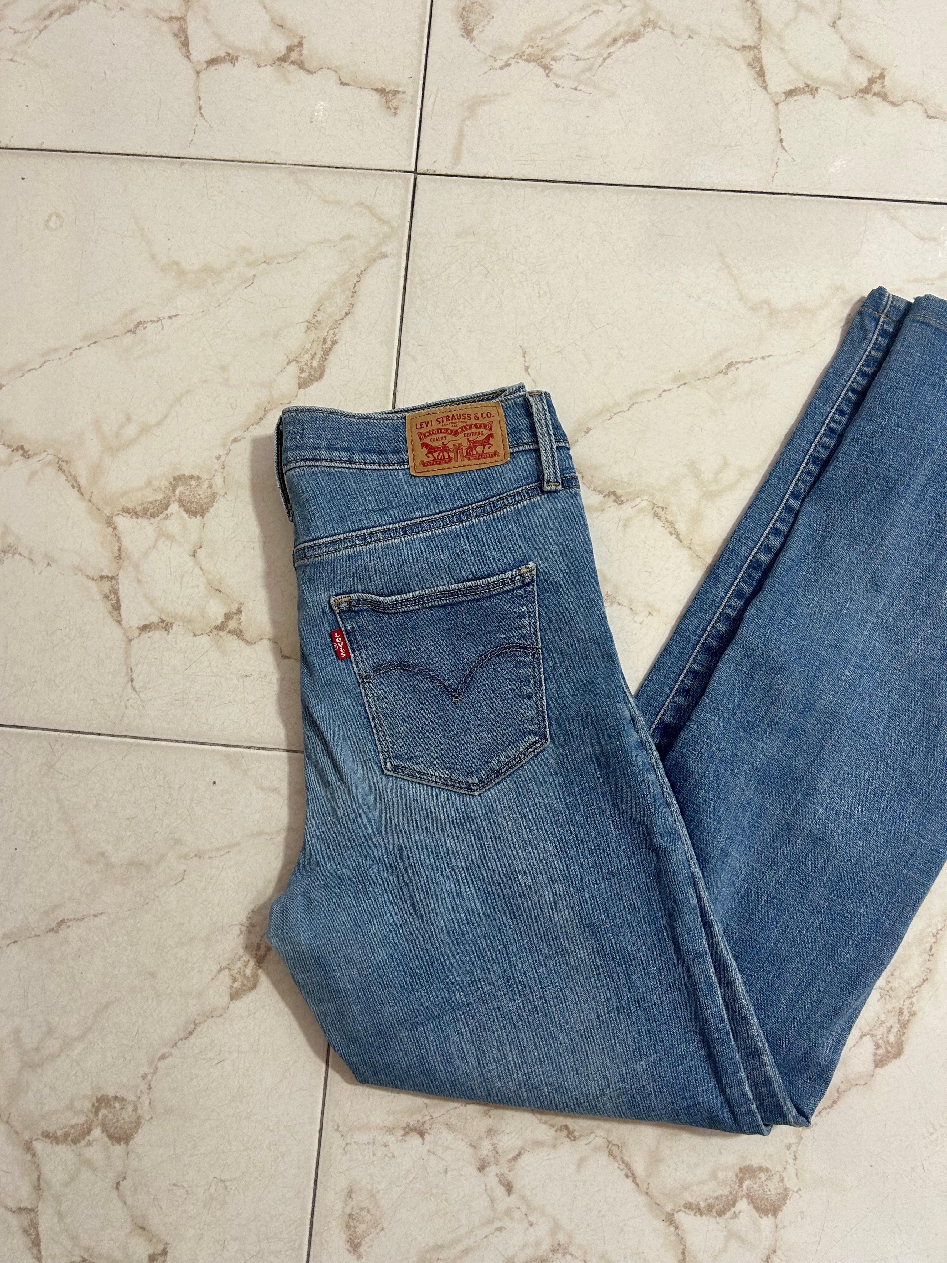Levi’s Slimming Straight Blu Denim – Taglia 28 (IT 42) #27