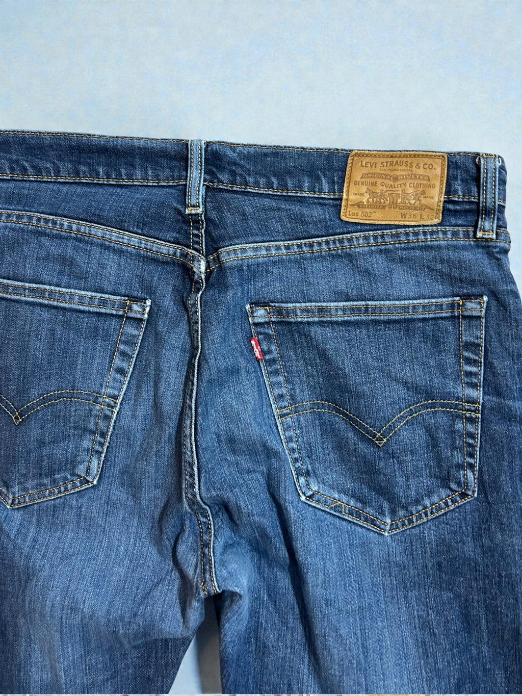 Levi’s 502 Regular Taper Jeans Uomo Blu – W36 L32 (IT 52)