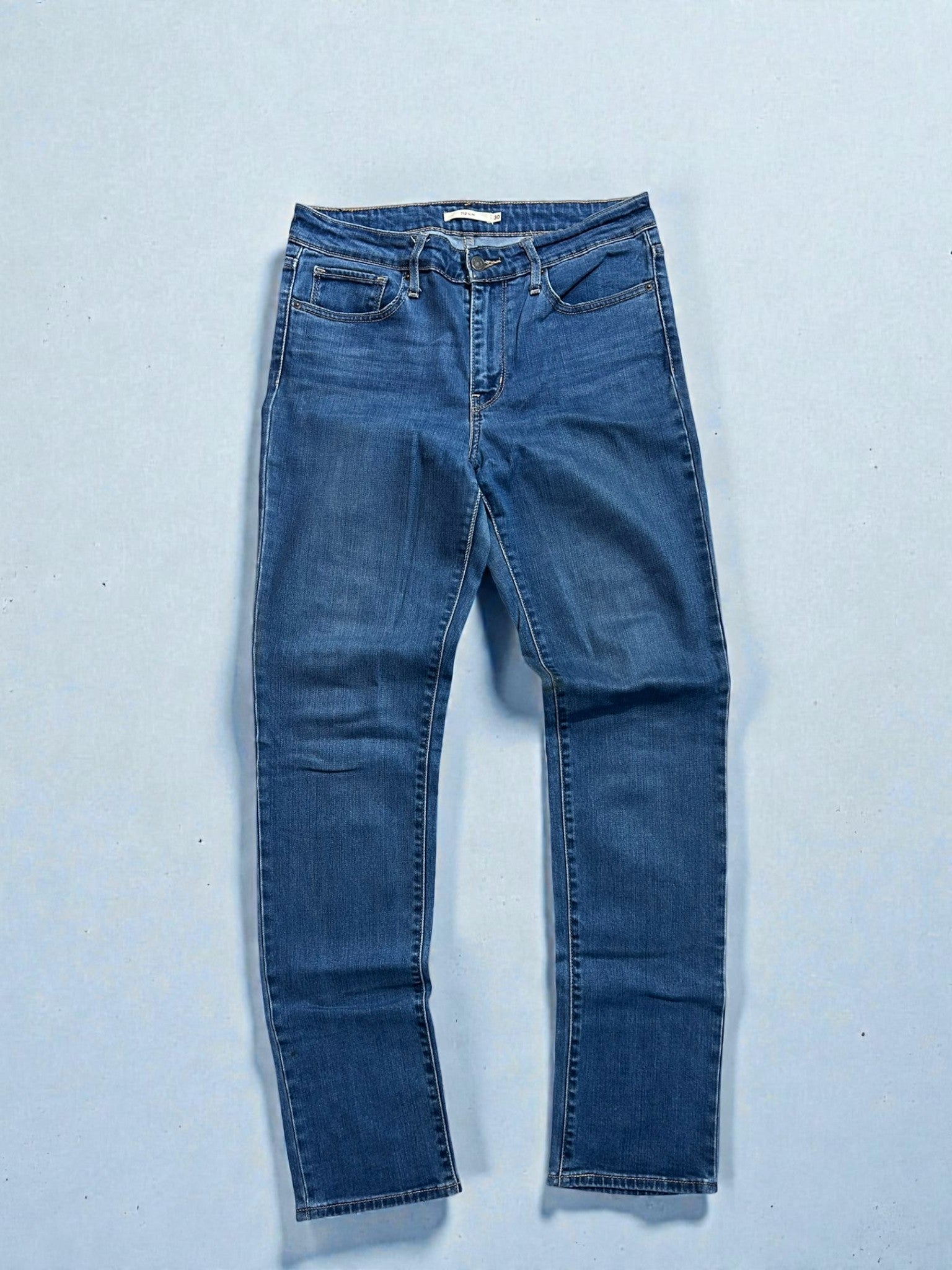 Jeans Levi’s 712 Slim Vintage – Denim Blu – Taglia IT 44 (W30)
