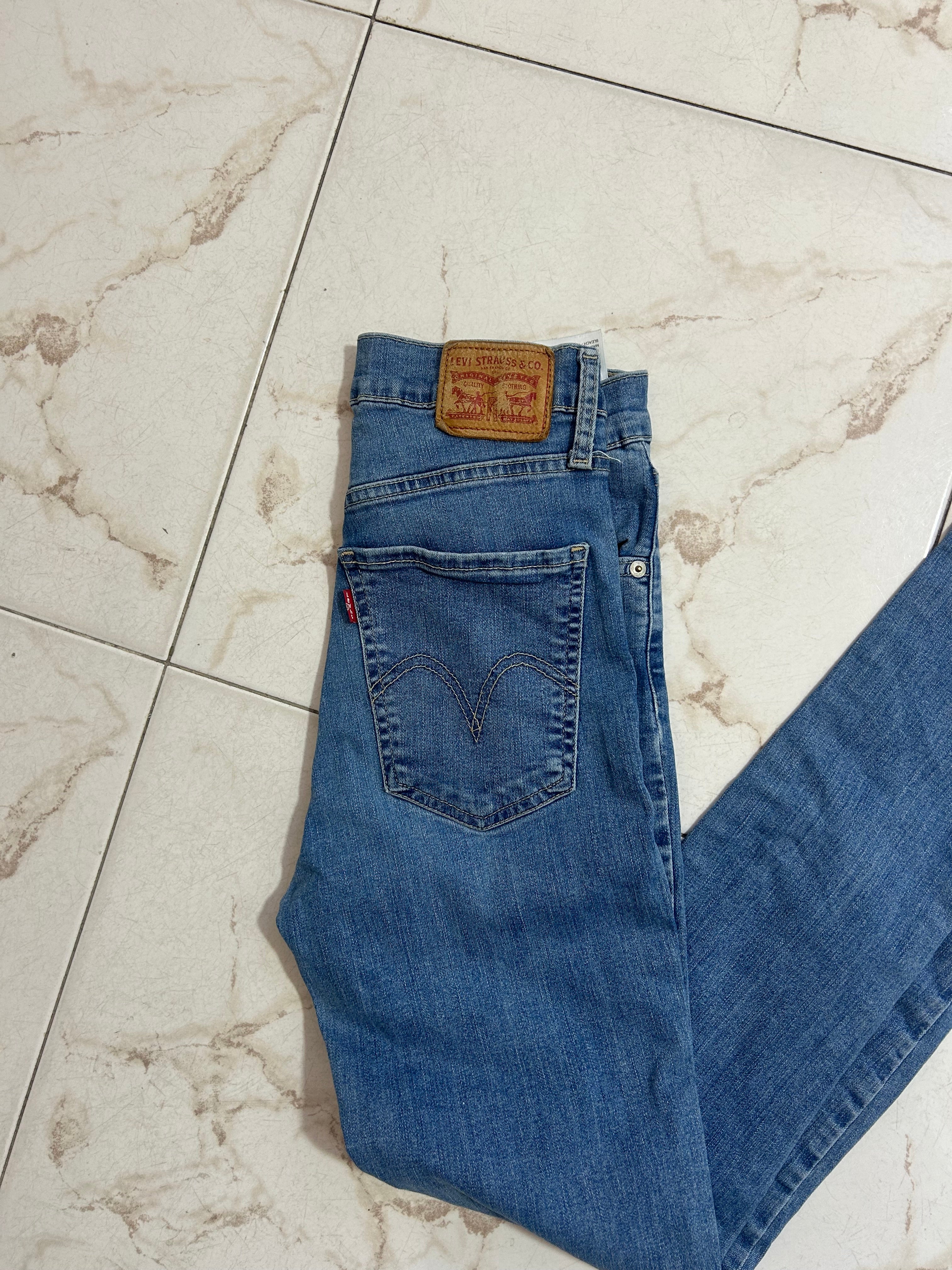 Levi’s Mile High Super Skinny Blu Denim – Taglia 27 IT 41 #25