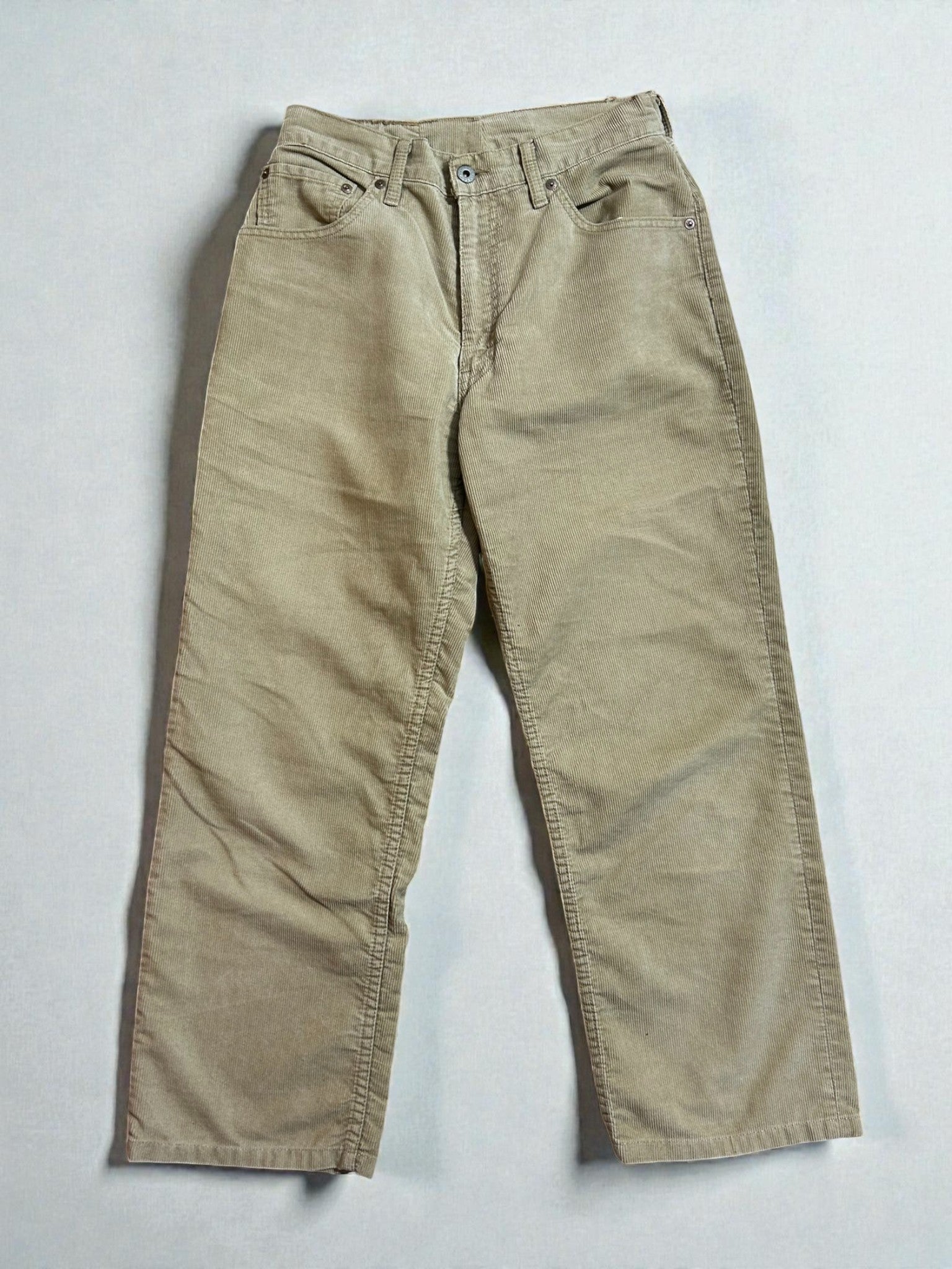 Pantaloni Levi’s 502 Vintage in Velluto Beige – Tg IT 50 (W34 L38)