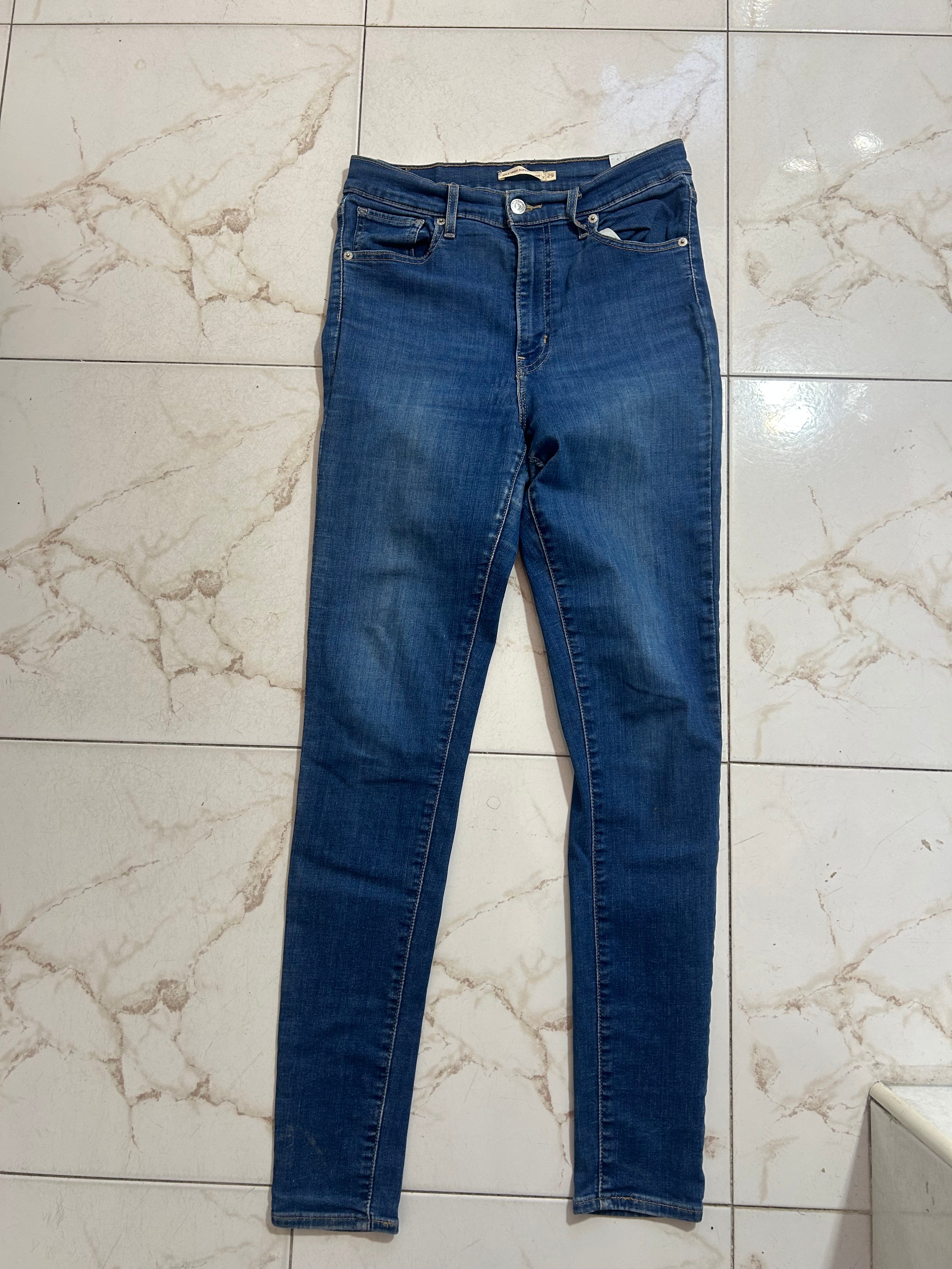 Levi’s Mile High Super Skinny Blu Denim – Taglia 29 IT 44 #29