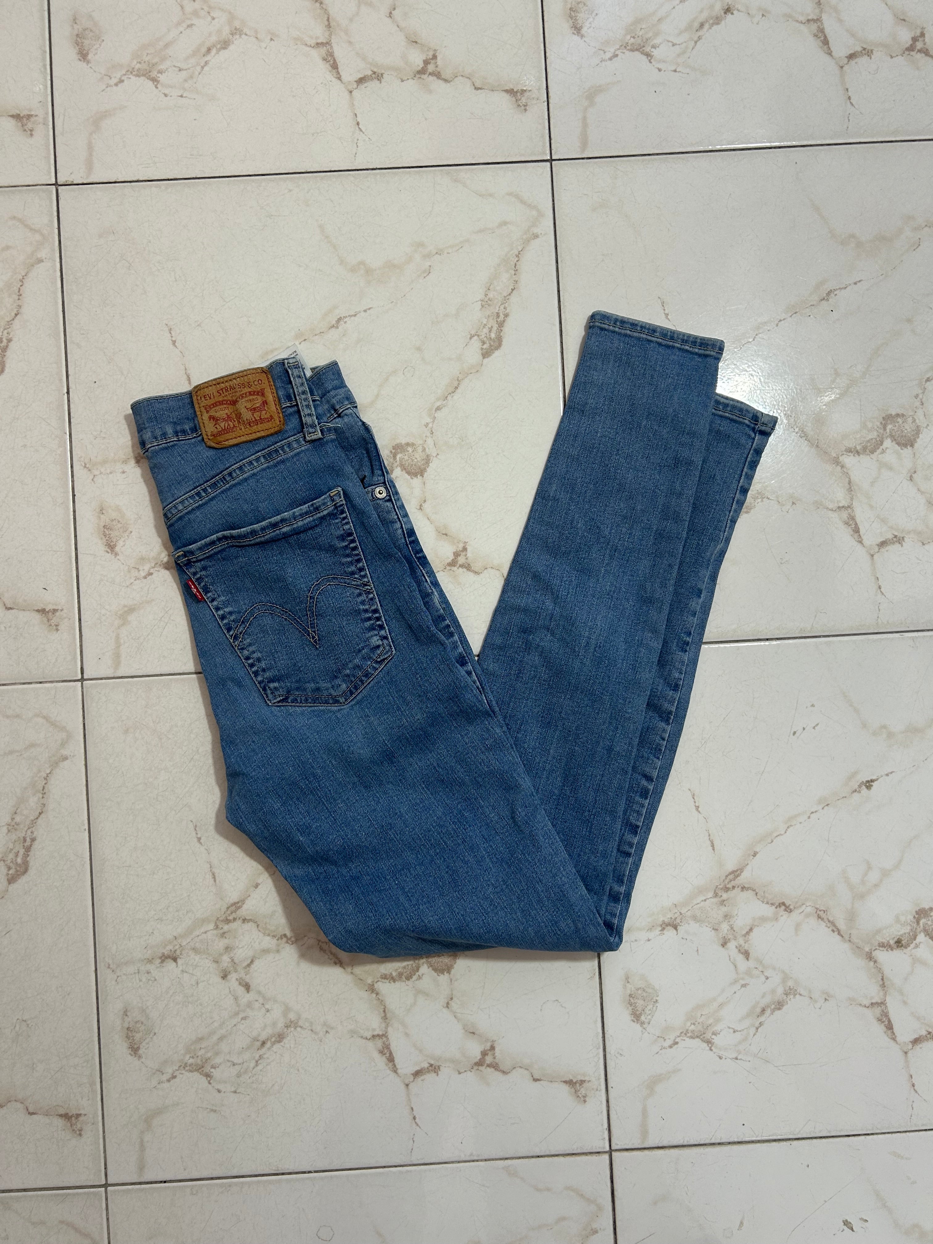 Levi’s Mile High Super Skinny Blu Denim – Taglia 27 IT 41 #25