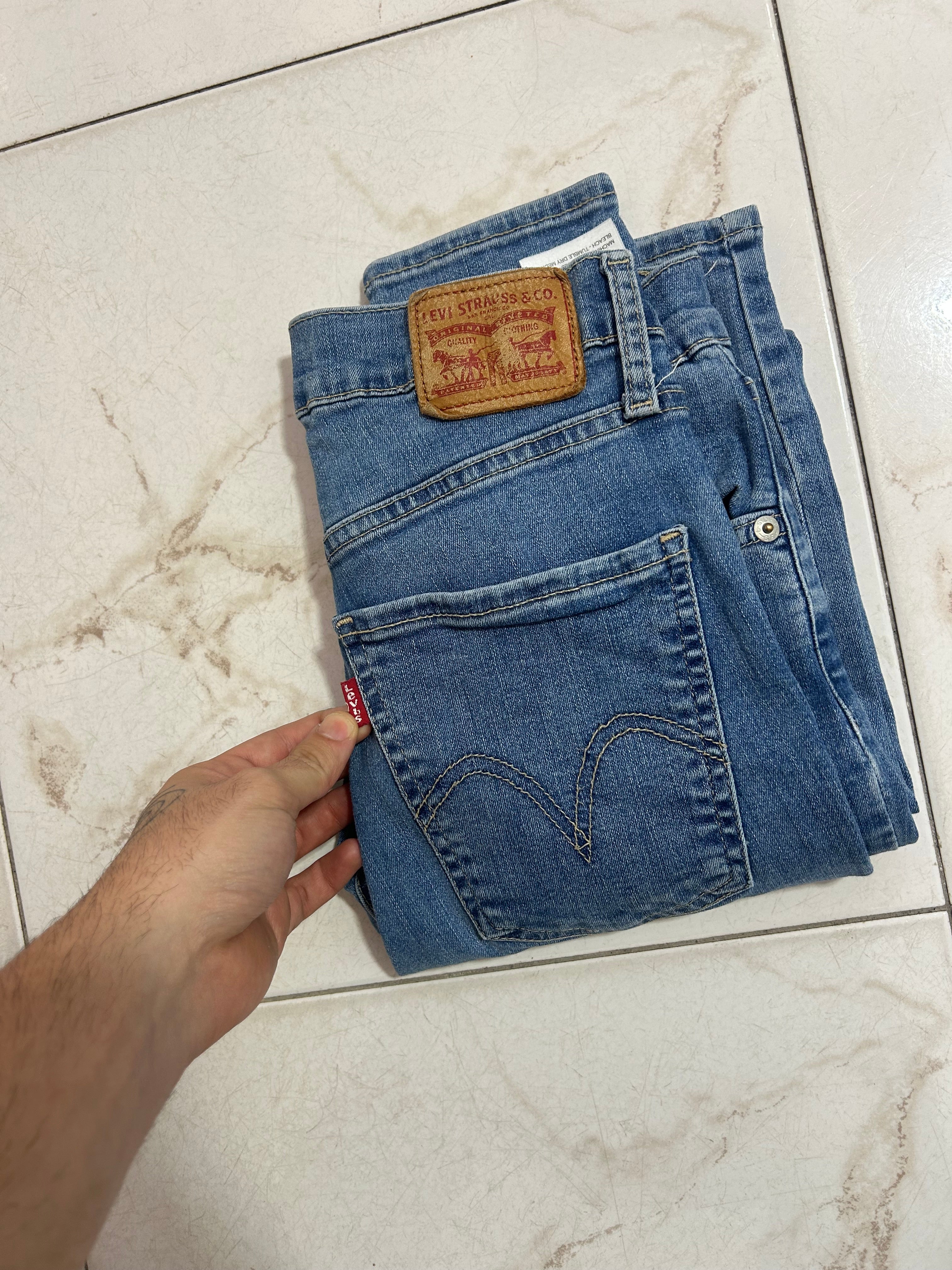 Levi’s Mile High Super Skinny Blu Denim – Taglia 27 IT 41 #25