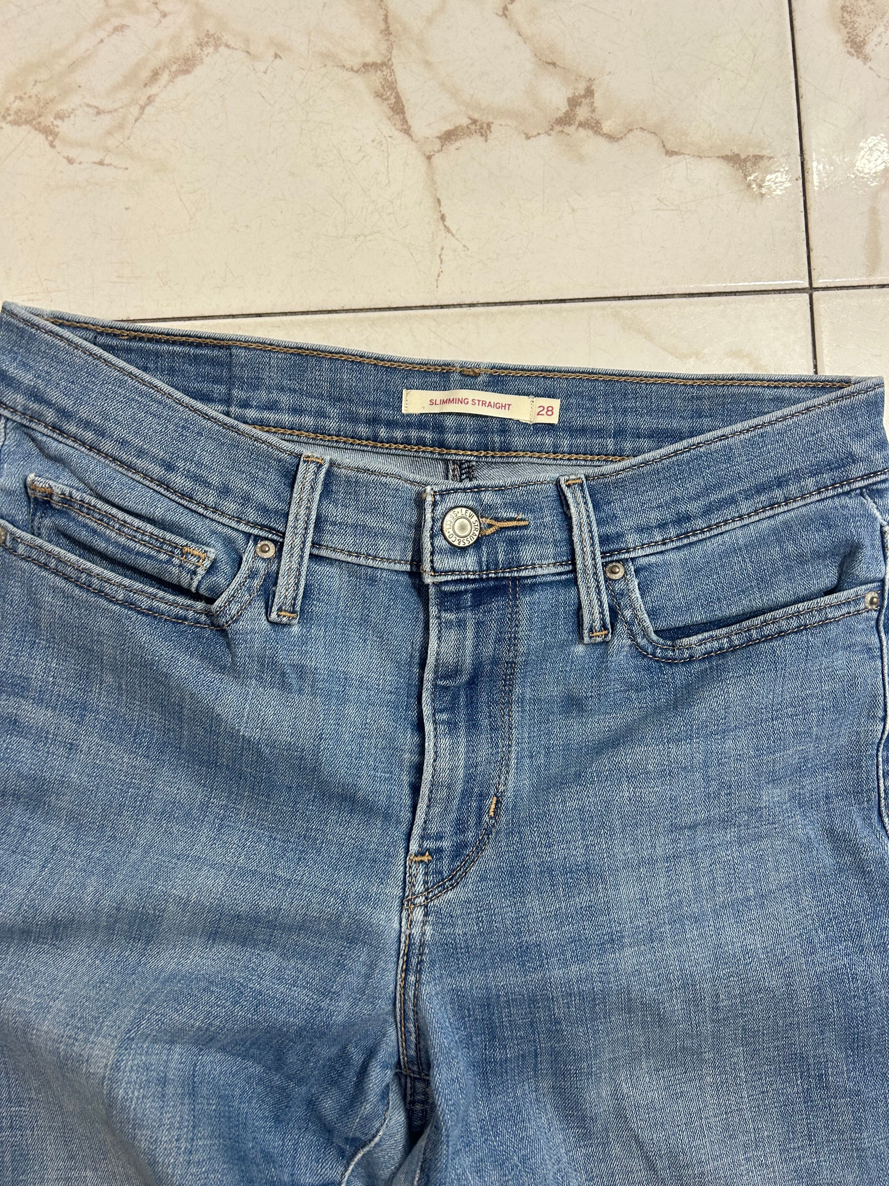 Levi’s Slimming Straight Blu Denim – Taglia 28 (IT 42) #27