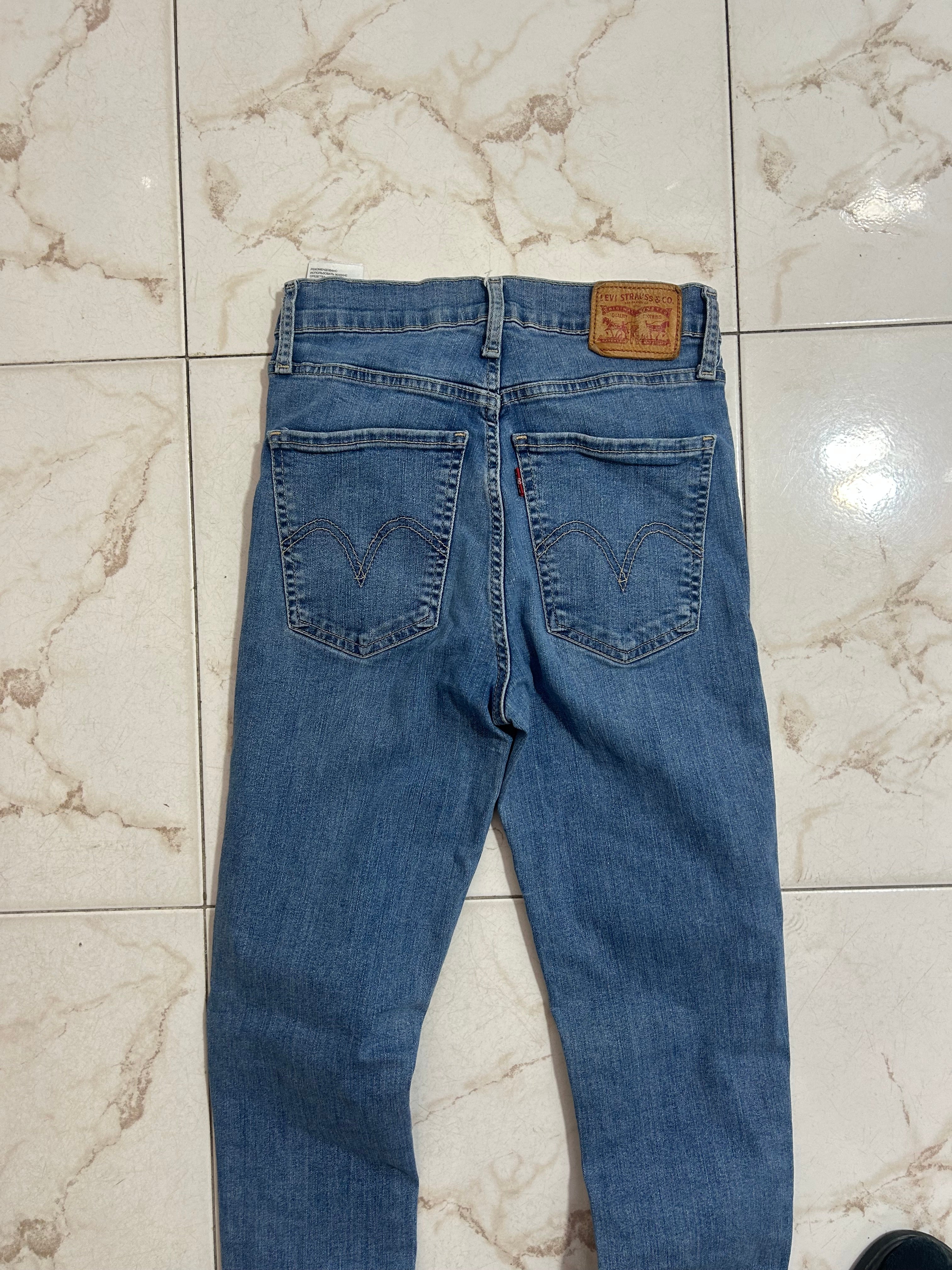 Levi’s Mile High Super Skinny Blu Denim – Taglia 27 IT 41 #25