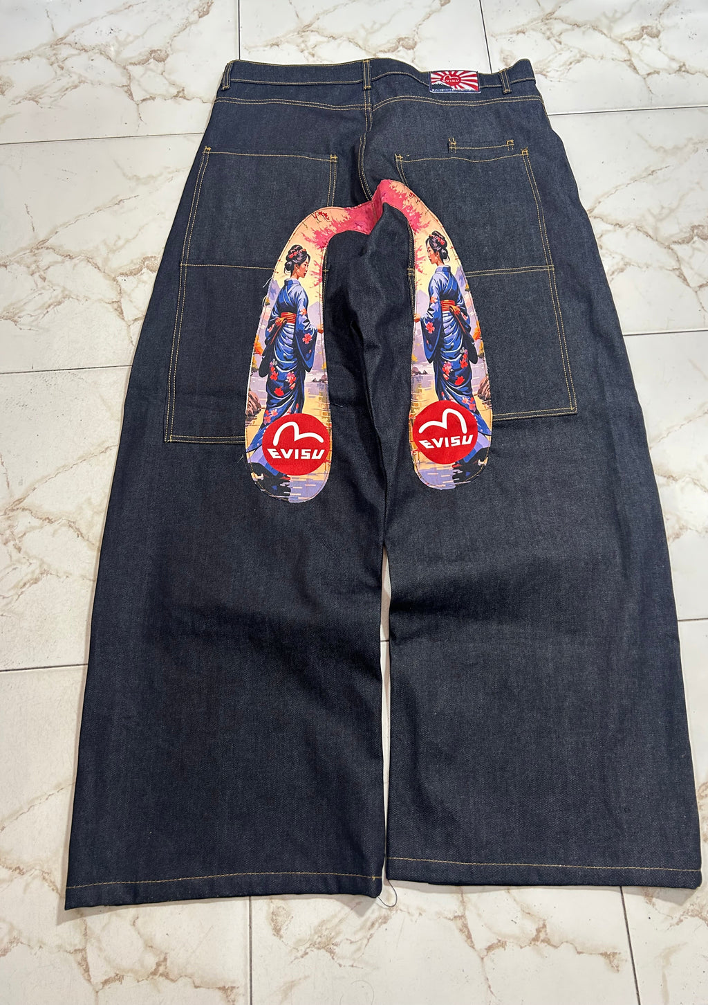Jeans Rework Evisu  – Ispirazione Workwear Cinese