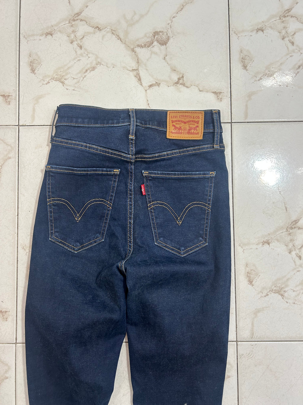 Levi’s Mile High Super Skinny Blu Denim – Taglia 27 (IT 41) #26