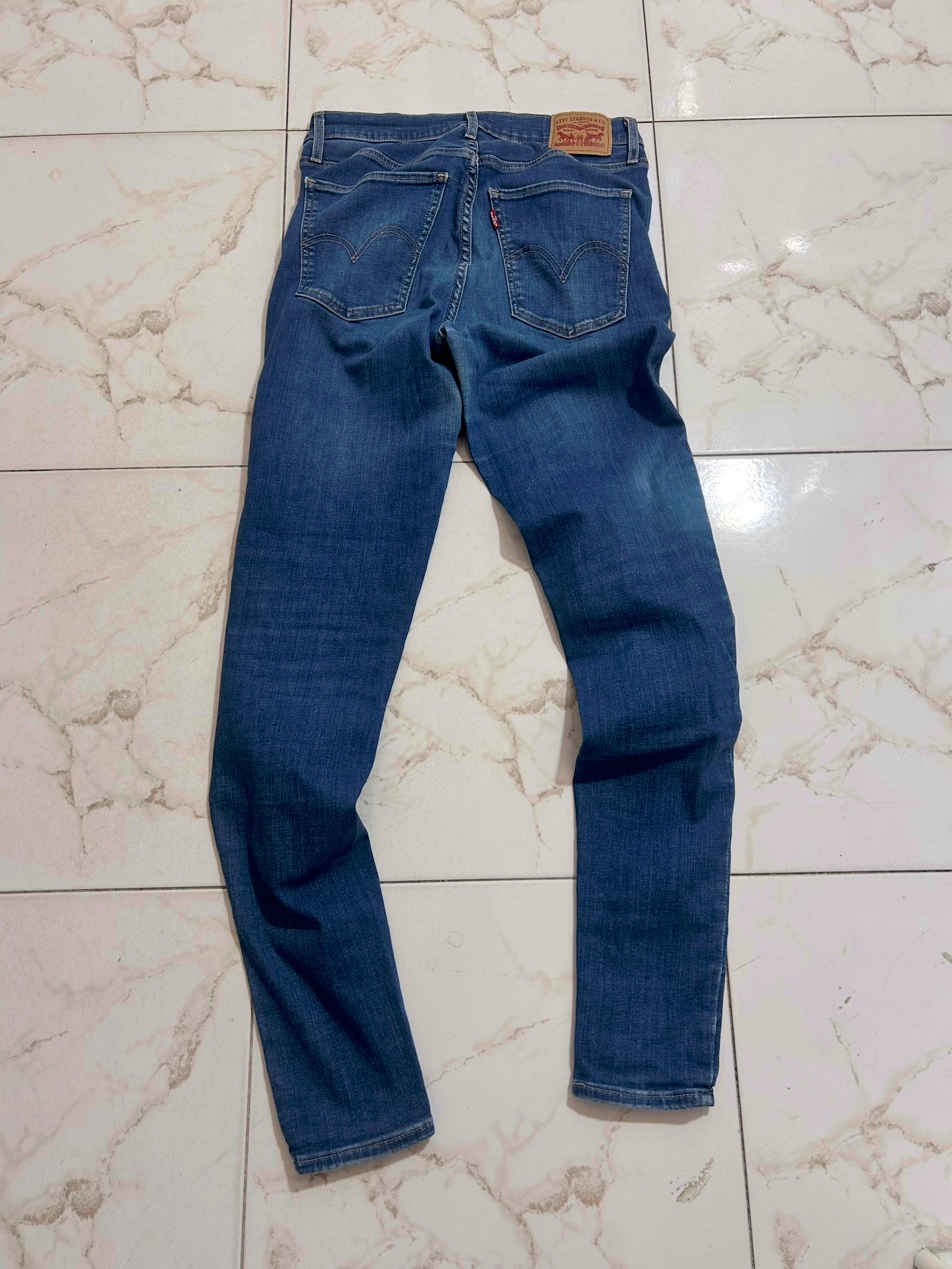 Levi’s Mile High Super Skinny Blu Denim – Taglia 29 IT 44 #29