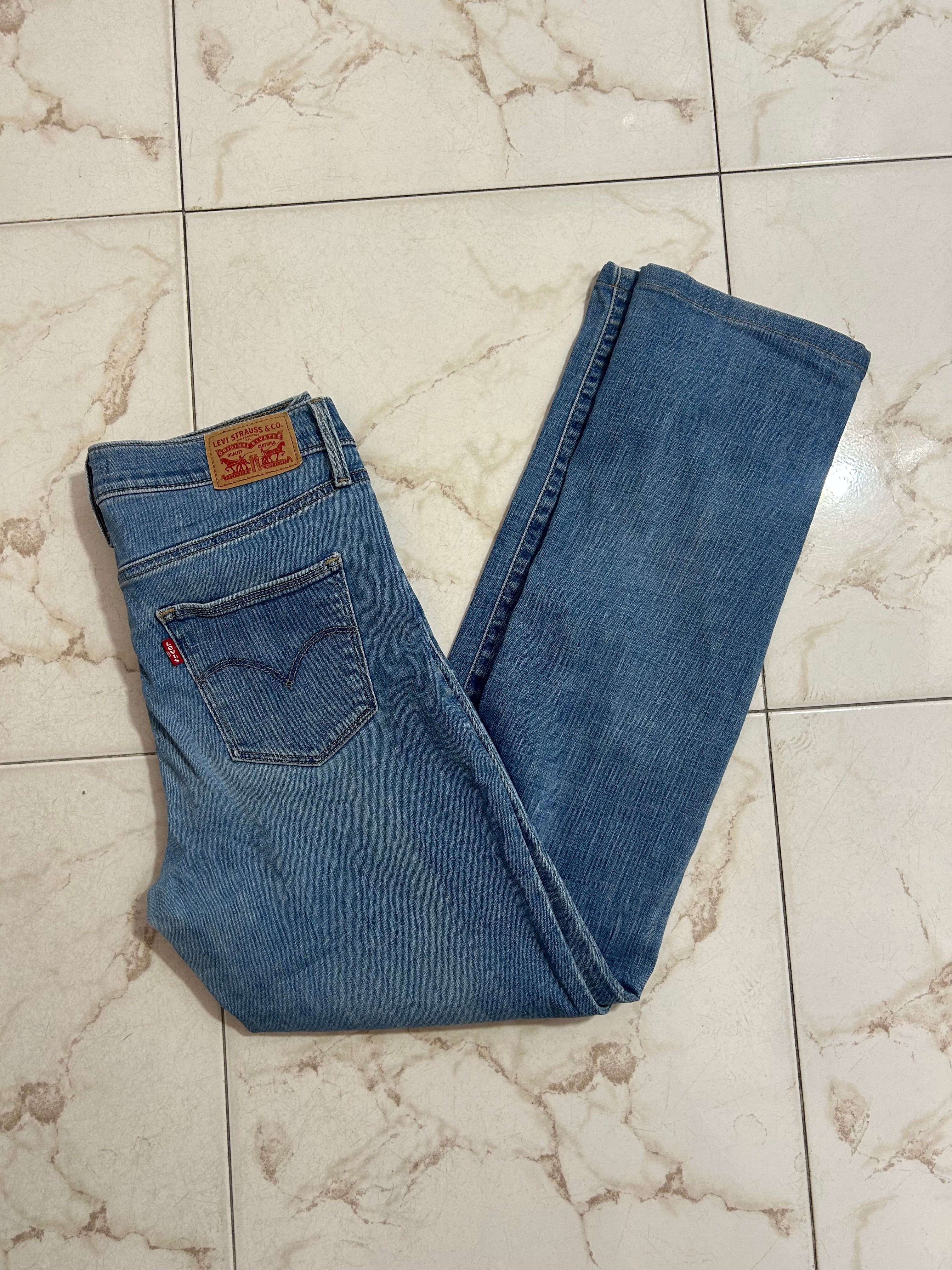 Levi’s Slimming Straight Blu Denim – Taglia 28 (IT 42) #27