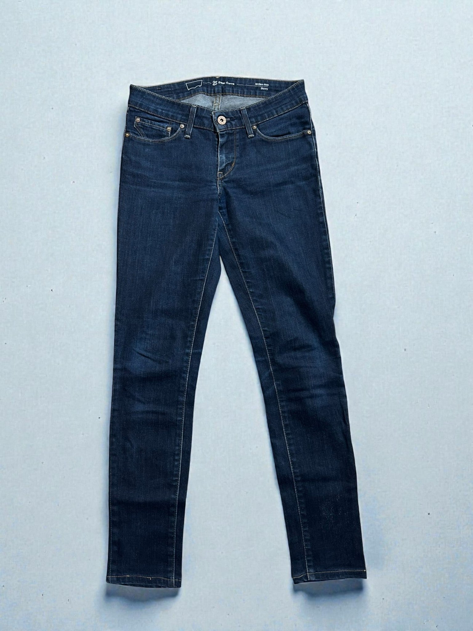 Jeans Levi’s Demi Curve Skinny Vintage – Denim Blu – Taglia IT 38 (W25)