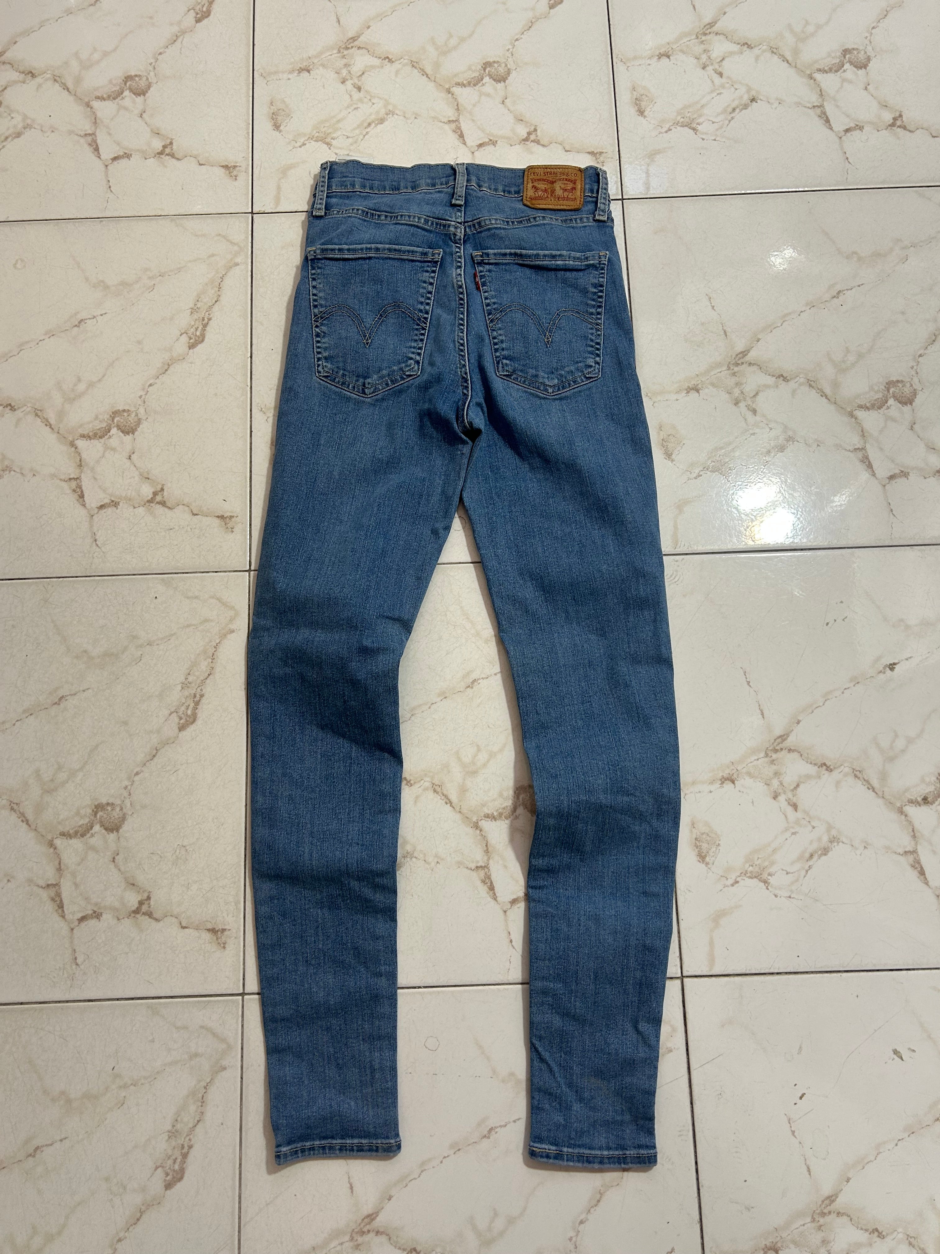 Levi’s Mile High Super Skinny Blu Denim – Taglia 27 IT 41 #25