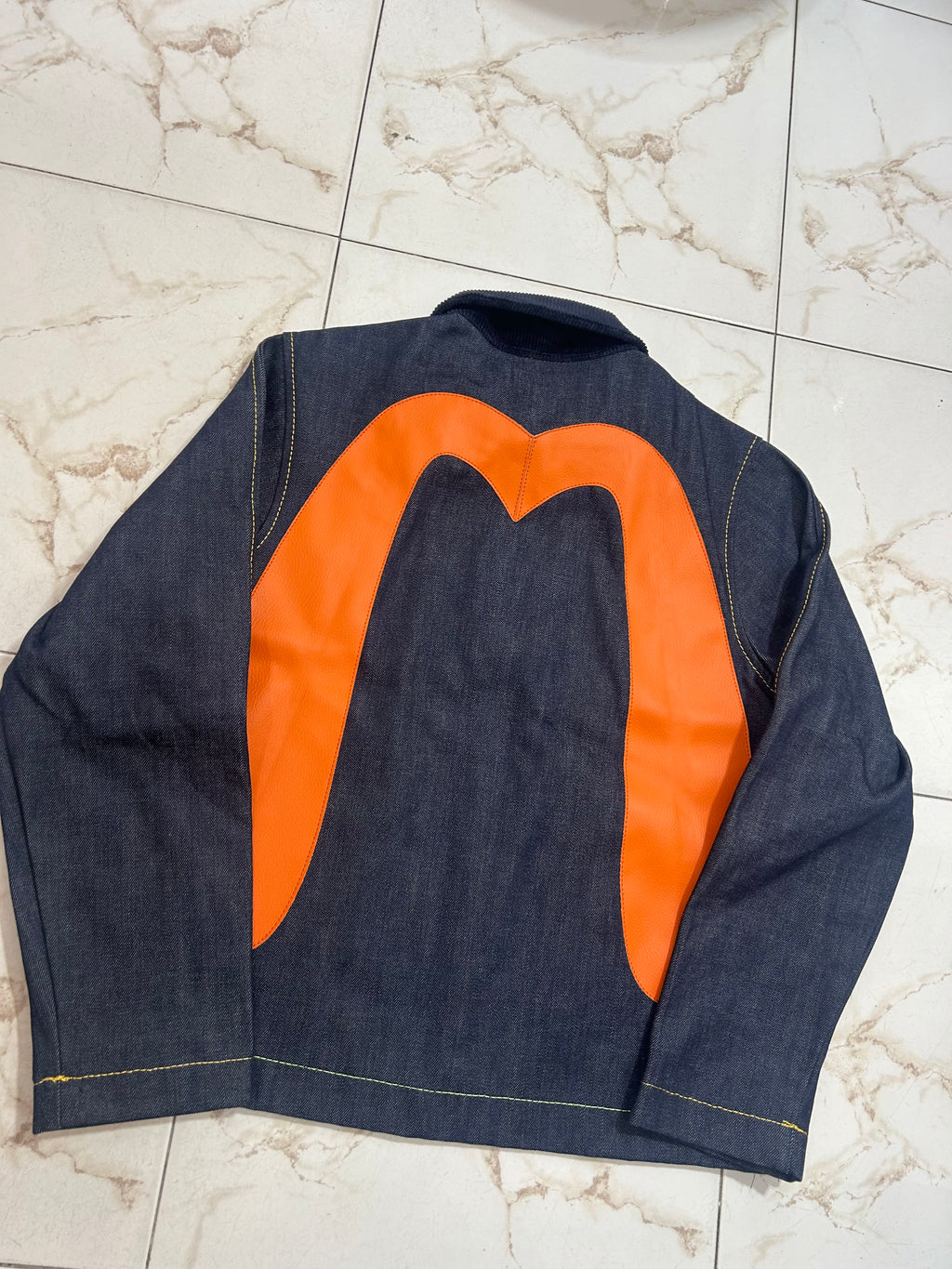 Giacca Reworkata Orange