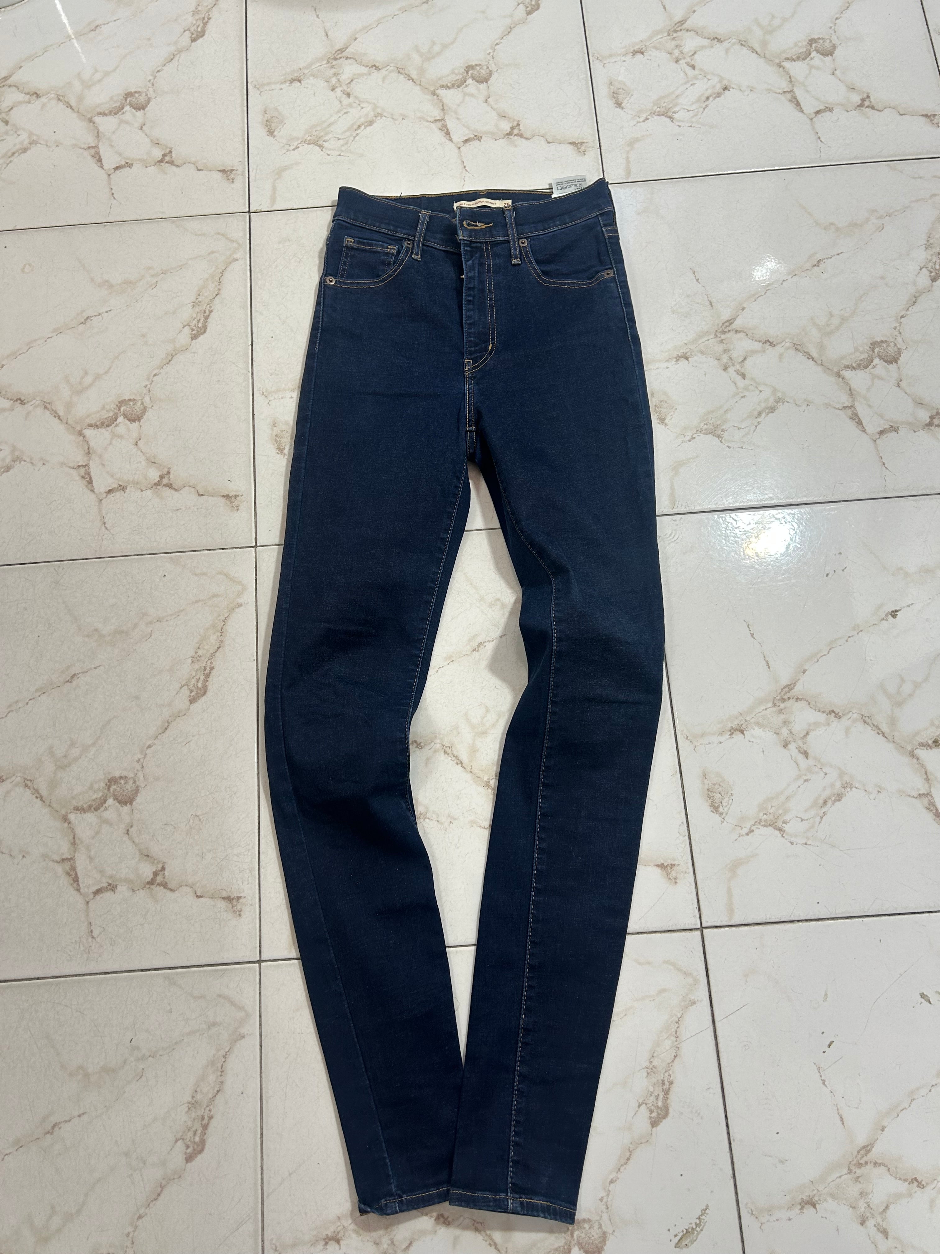 Levi’s Mile High Super Skinny Blu Denim – Taglia 27 (IT 41) #26