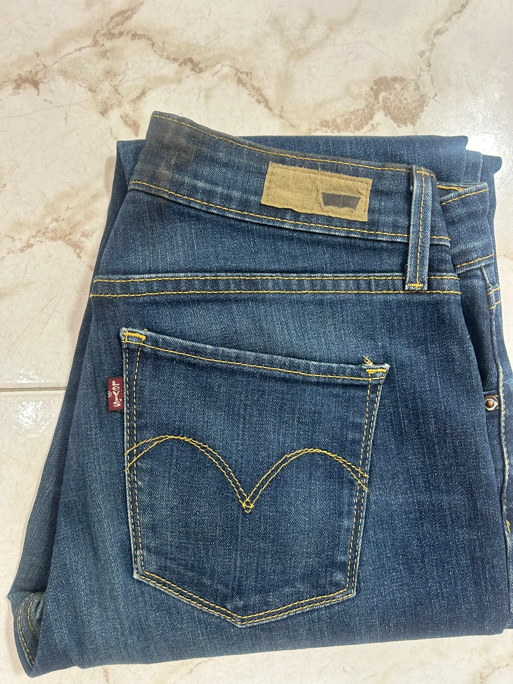 Levi’s Demi Curve slim blu denim taglia 28 IT 42  #16