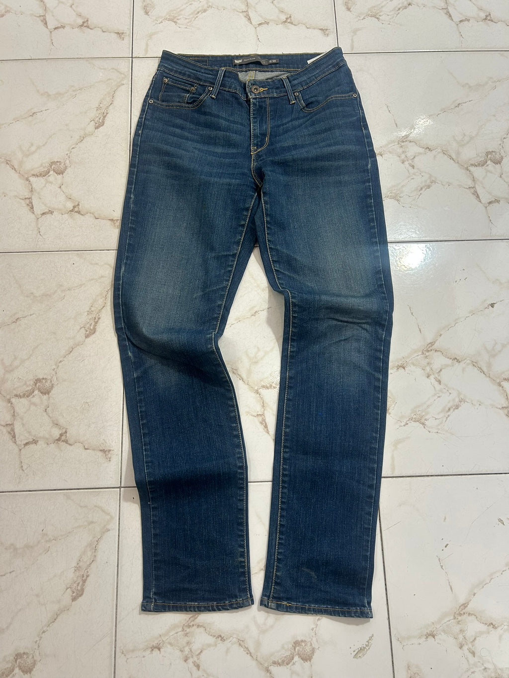 Levi’s Demi Curve slim blu denim taglia 28 IT 42  #16