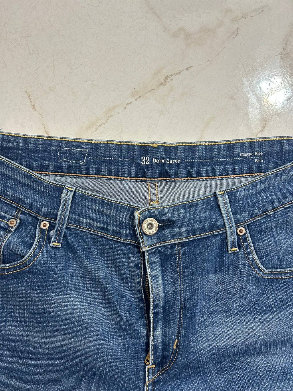 Levi’s Demi Curve slim blu denim taglia 32 (IT 46) #18