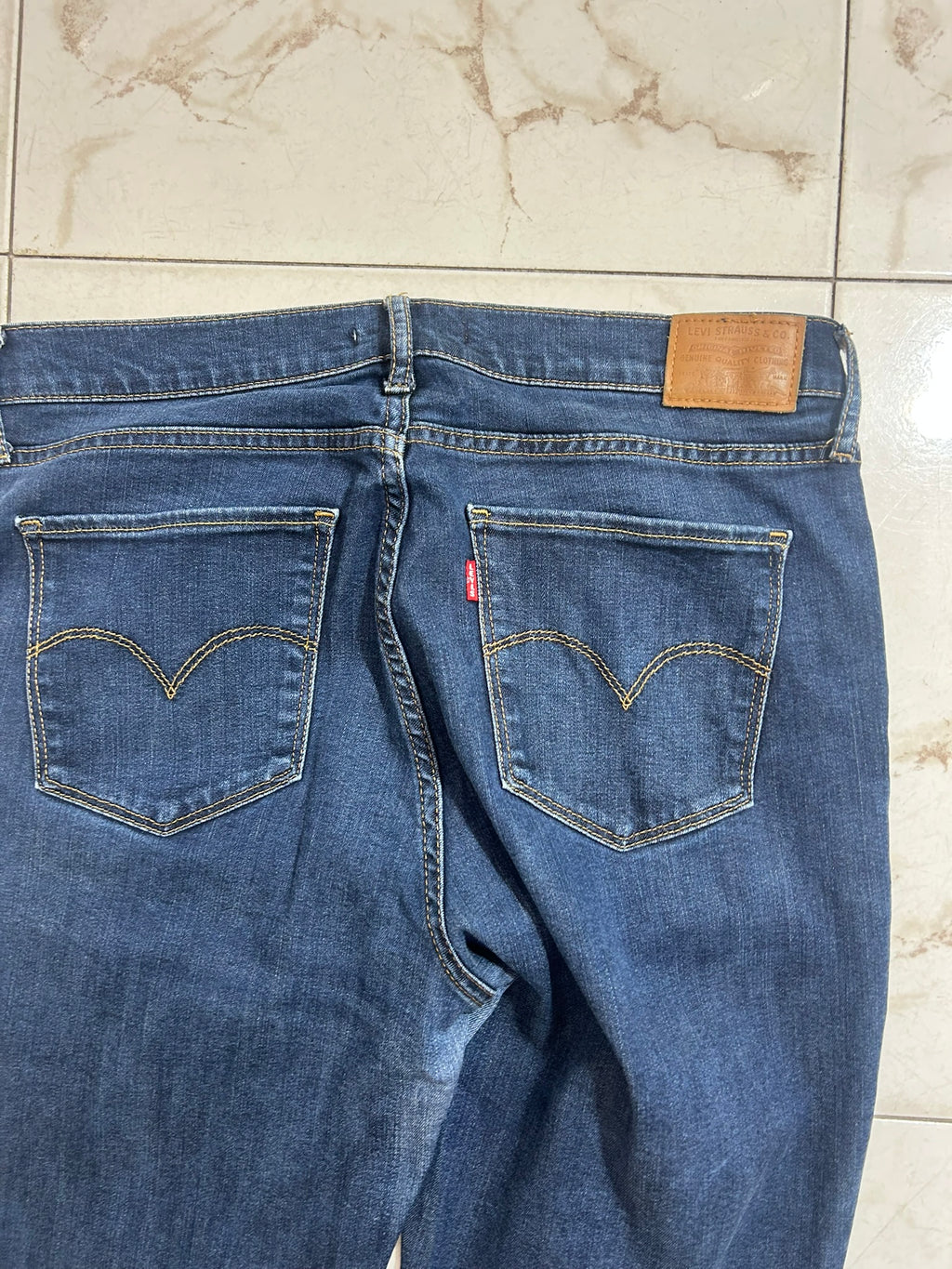 Levi’s 724 High Rise Straight Blu Denim – Taglia 33 (IT 48) #19