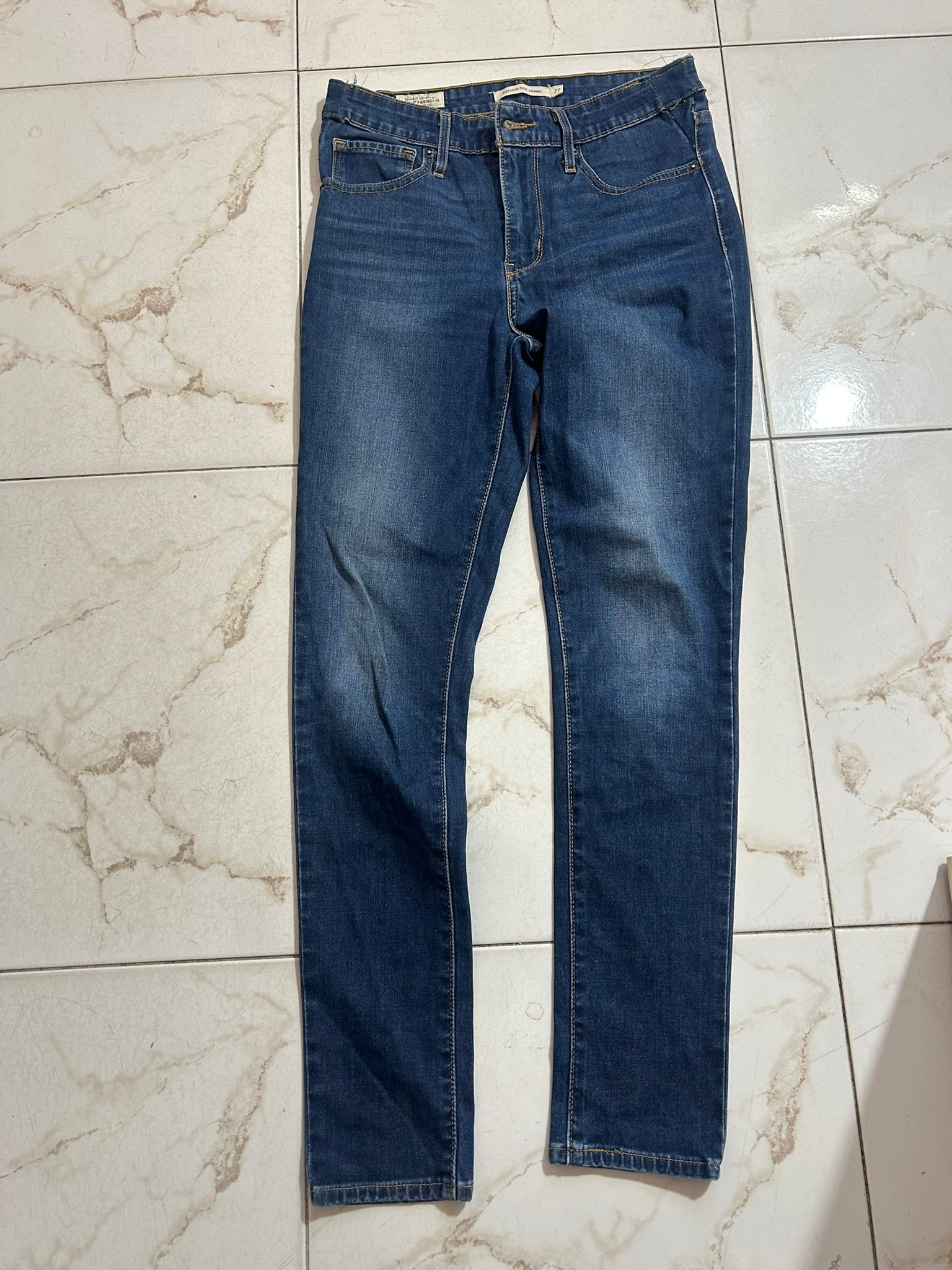 Levi’s 721 High Rise Skinny Blu Denim – Taglia 27 (IT 41) #20