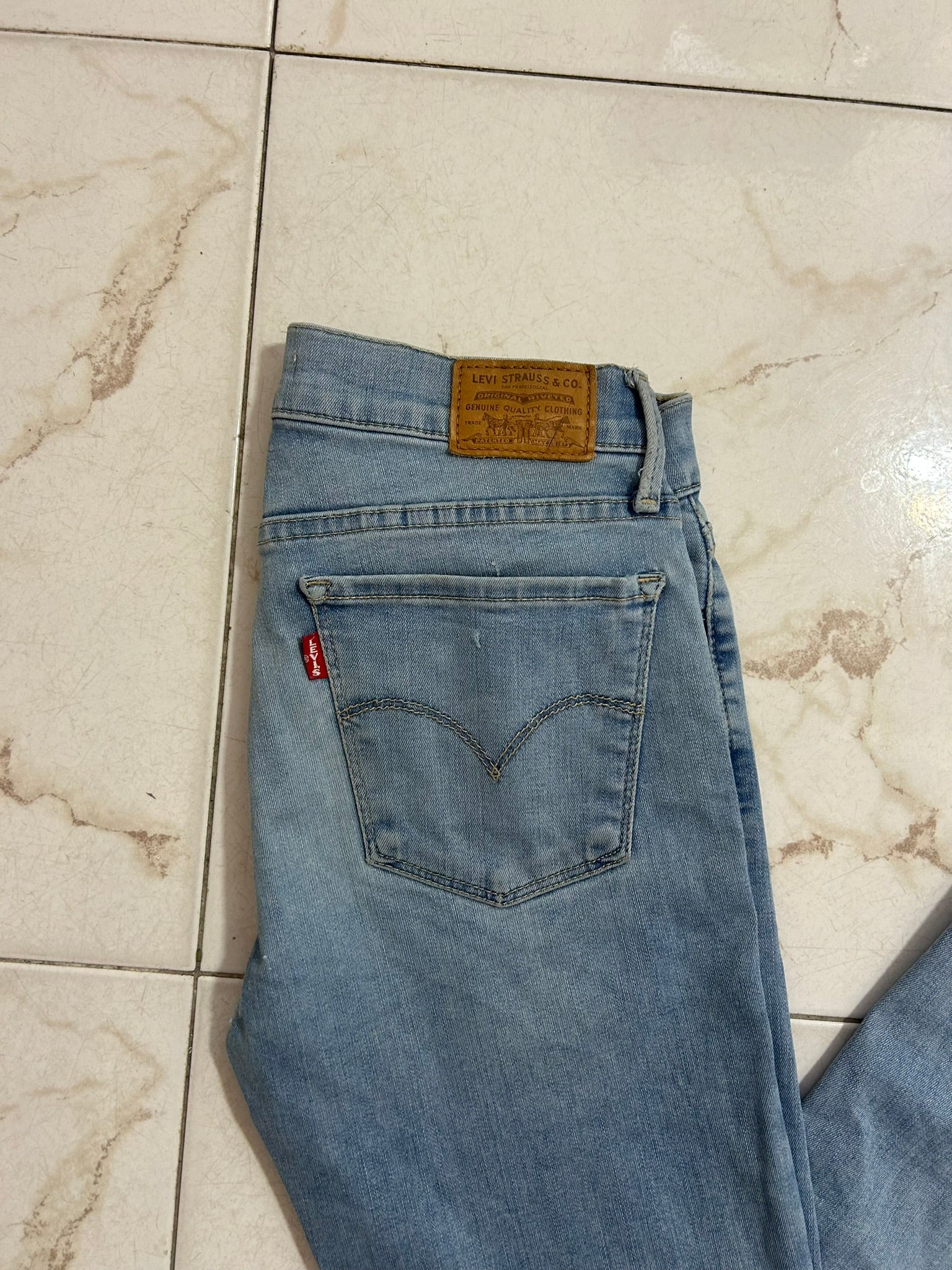 Levi’s 710 Super Skinny Azzurro Denim – Taglia 27 (IT 41)#21