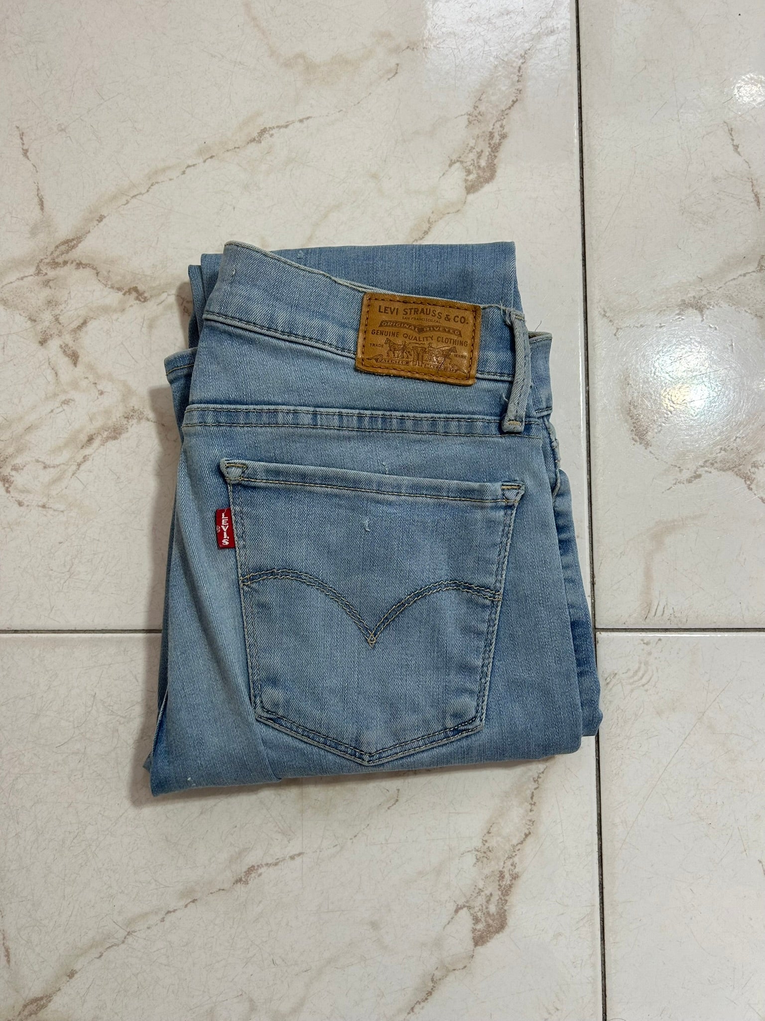 Levi’s 710 Super Skinny Azzurro Denim – Taglia 27 (IT 41)#21