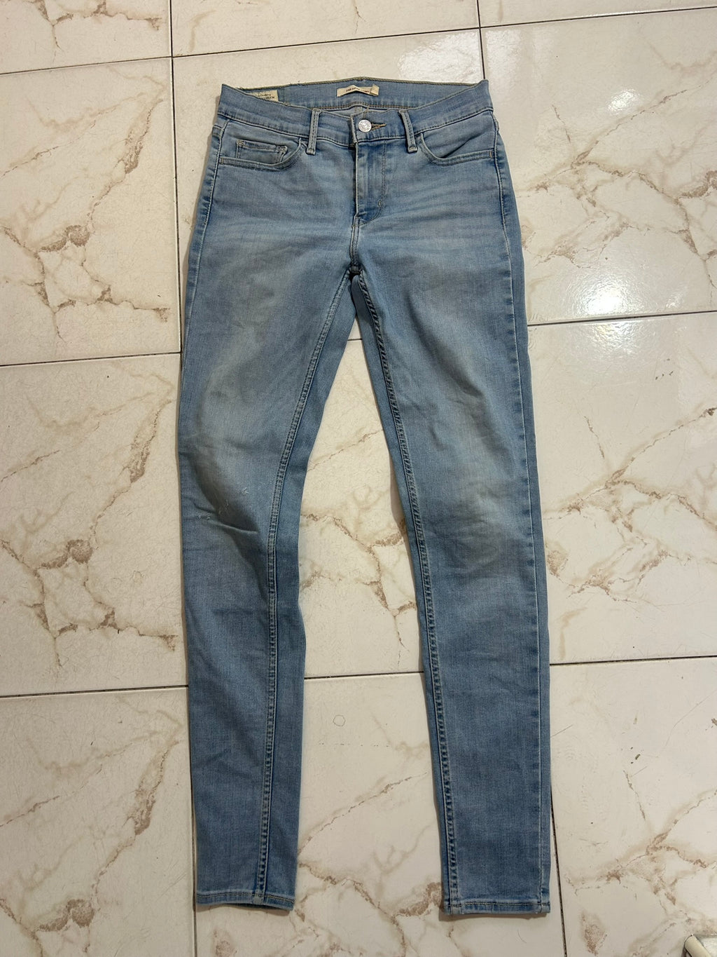 Levi’s 710 Super Skinny Azzurro Denim – Taglia 27 (IT 41)#21