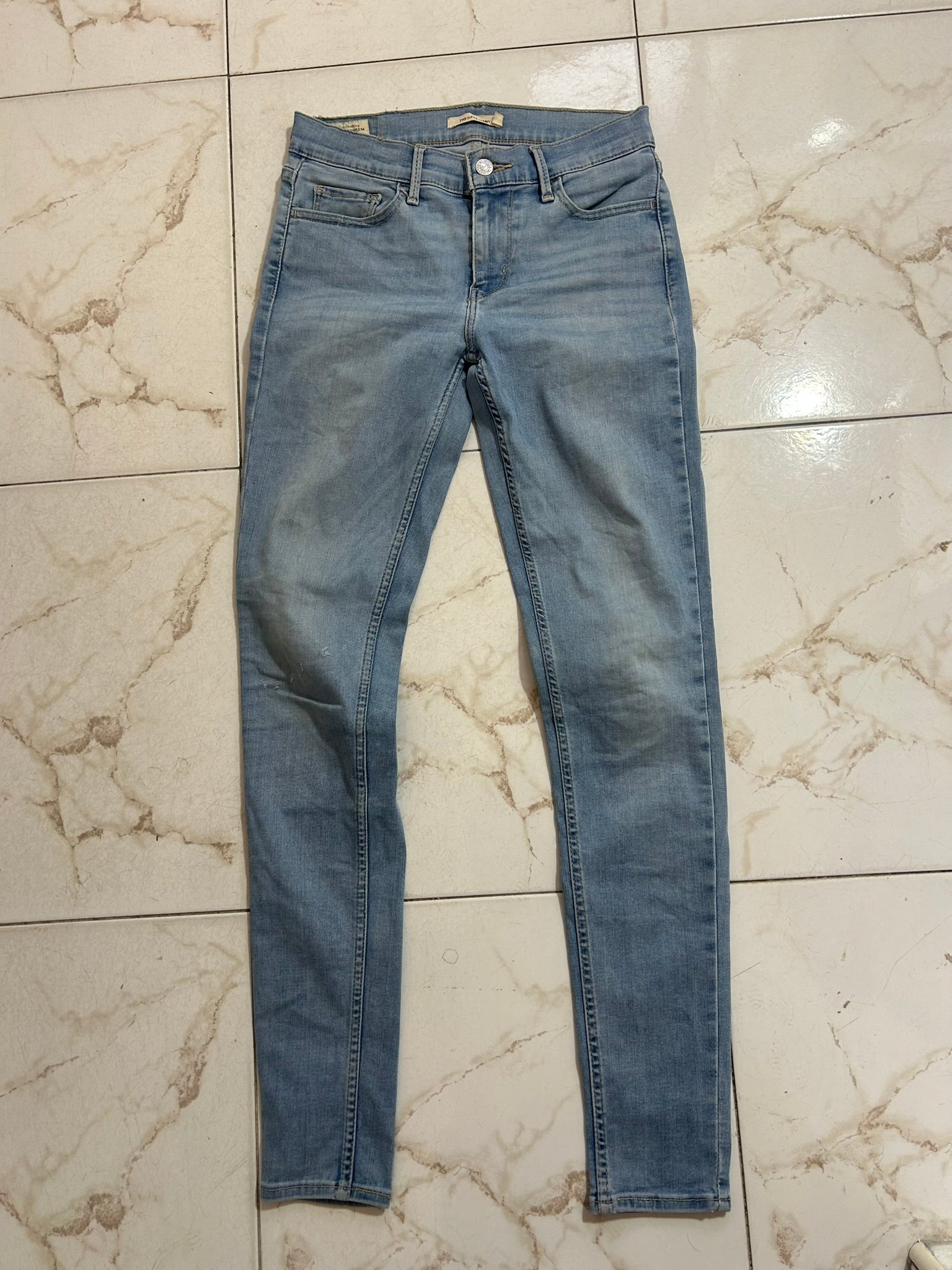 Levi’s 710 Super Skinny Azzurro Denim – Taglia 27 (IT 41)#21