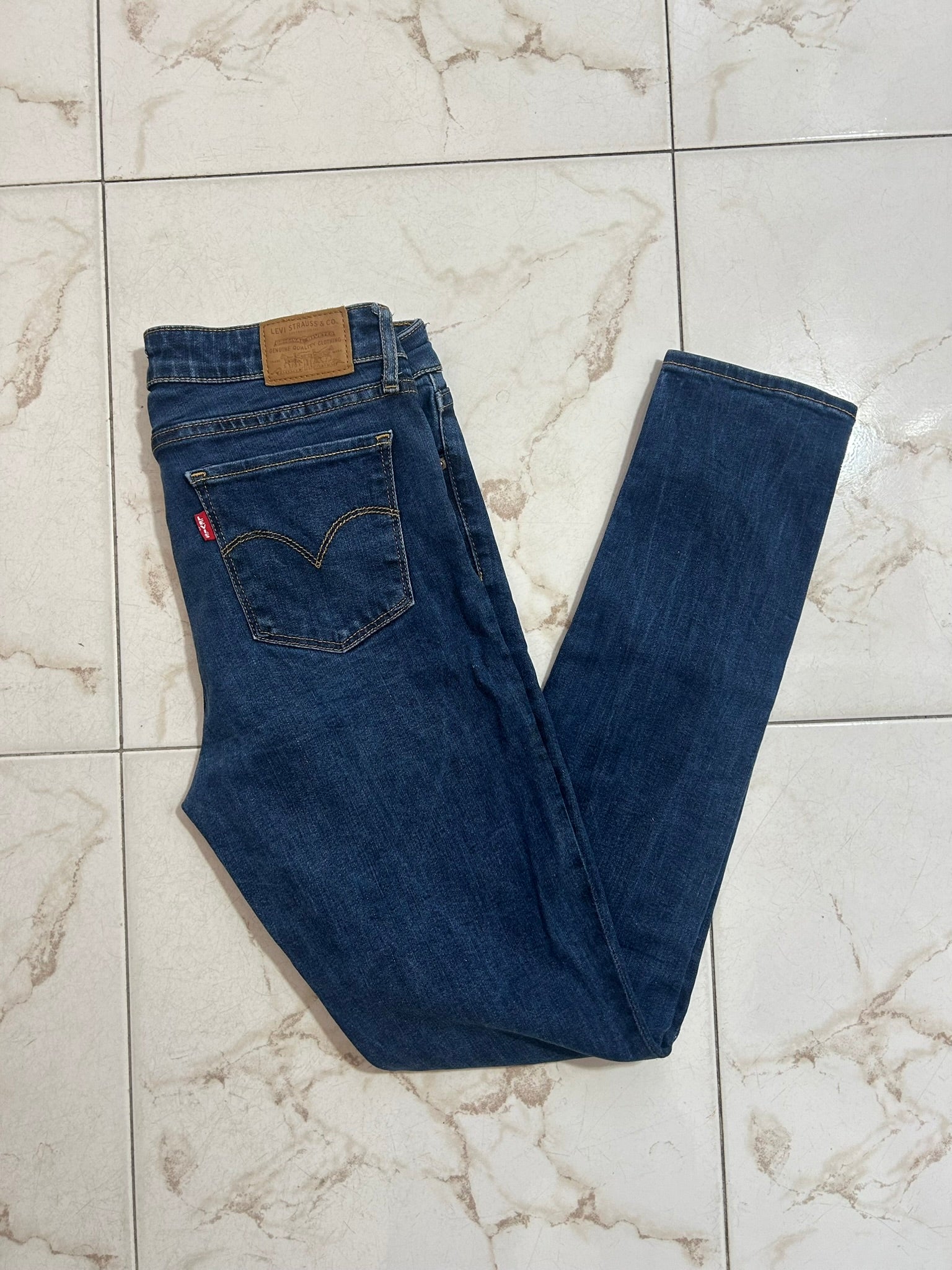Levi’s 711 Skinny Blu Denim – Taglia 30 IT 44 #24