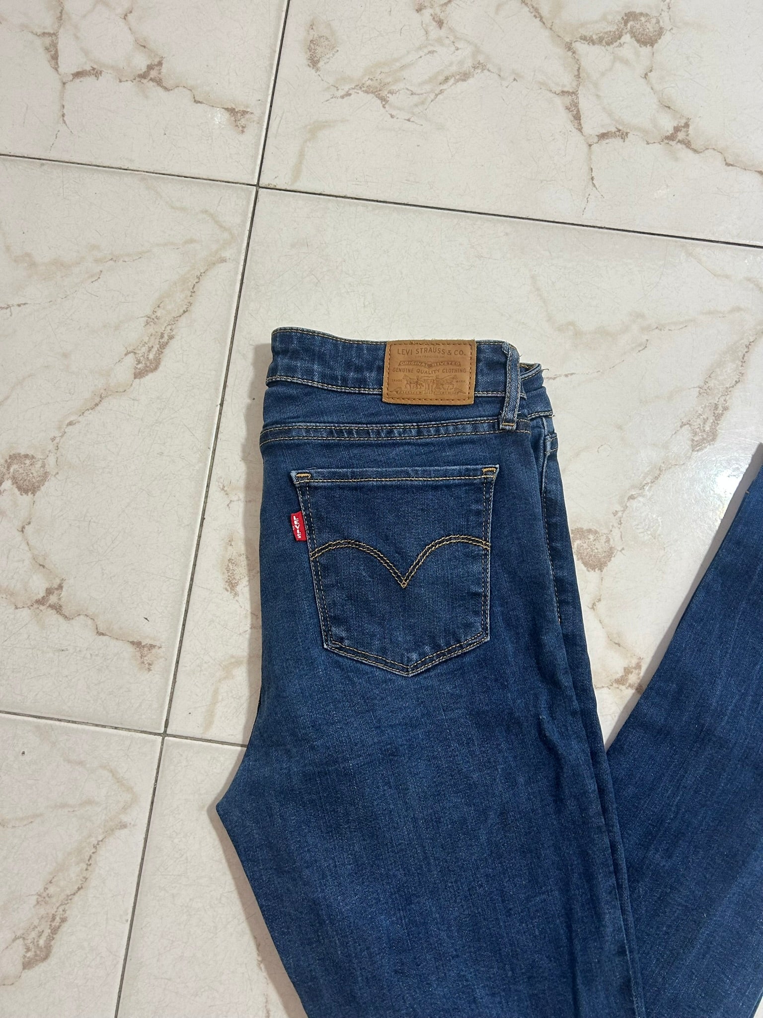Levi’s 711 Skinny Blu Denim – Taglia 30 IT 44 #24