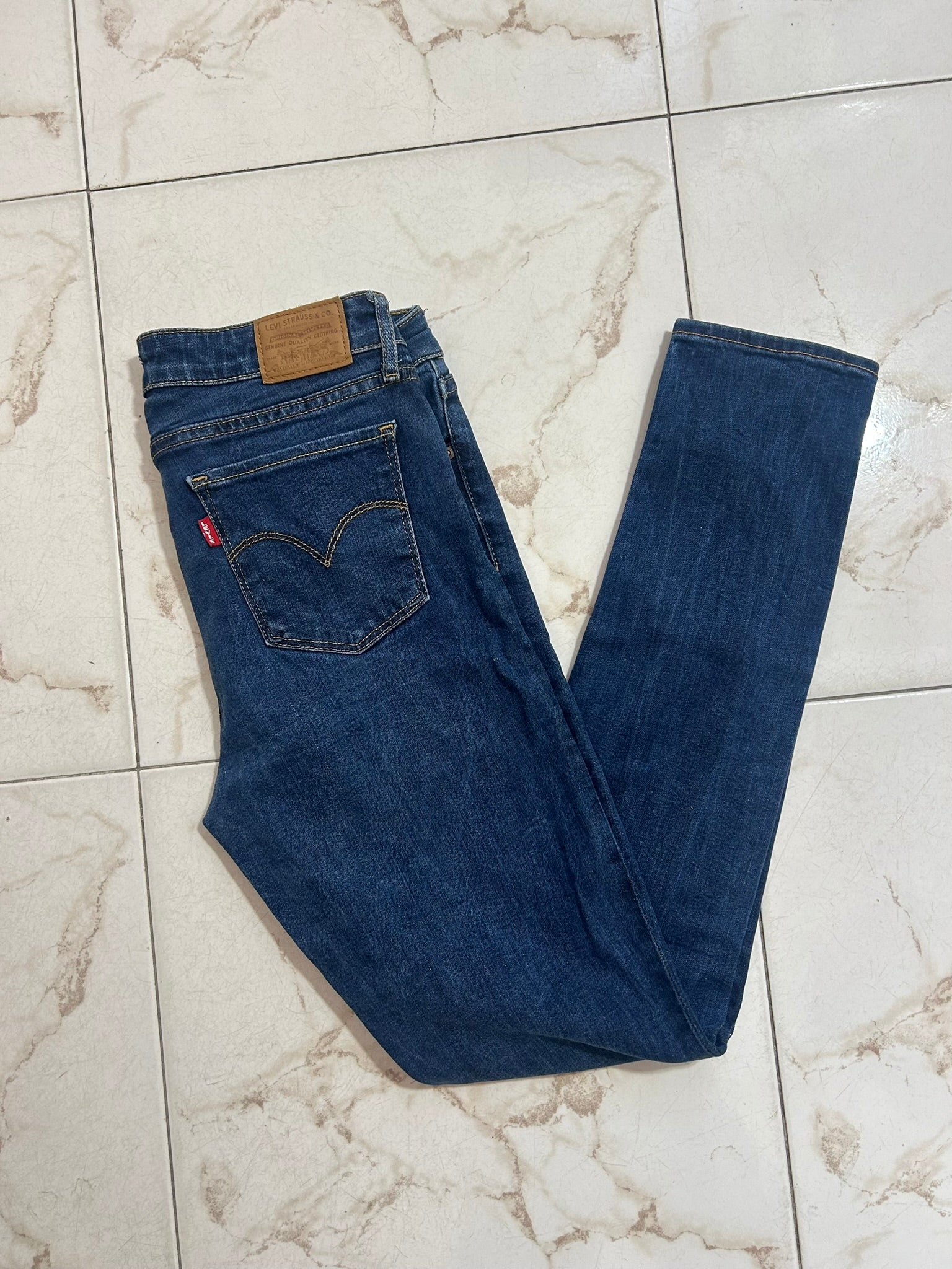 Levi’s 711 Skinny Blu Denim – Taglia 30 IT 44 #24