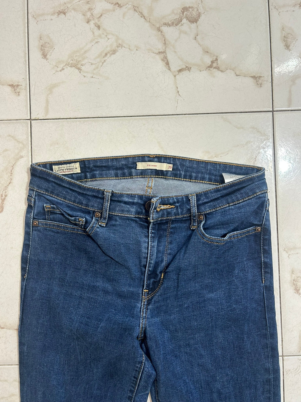Levi’s 711 Skinny Blu Denim – Taglia 30 IT 44 #24