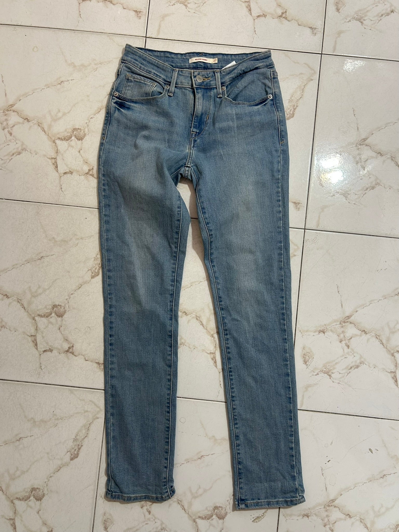 Levi’s High Rise Skinny Azzurro Denim – Taglia 27 (IT 41) #30
