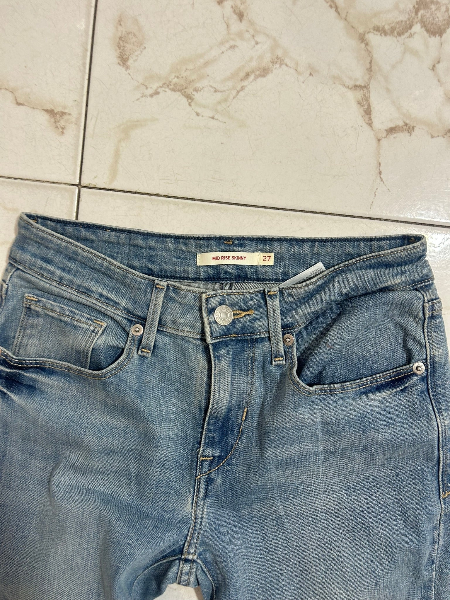Levi’s High Rise Skinny Azzurro Denim – Taglia 27 (IT 41) #30