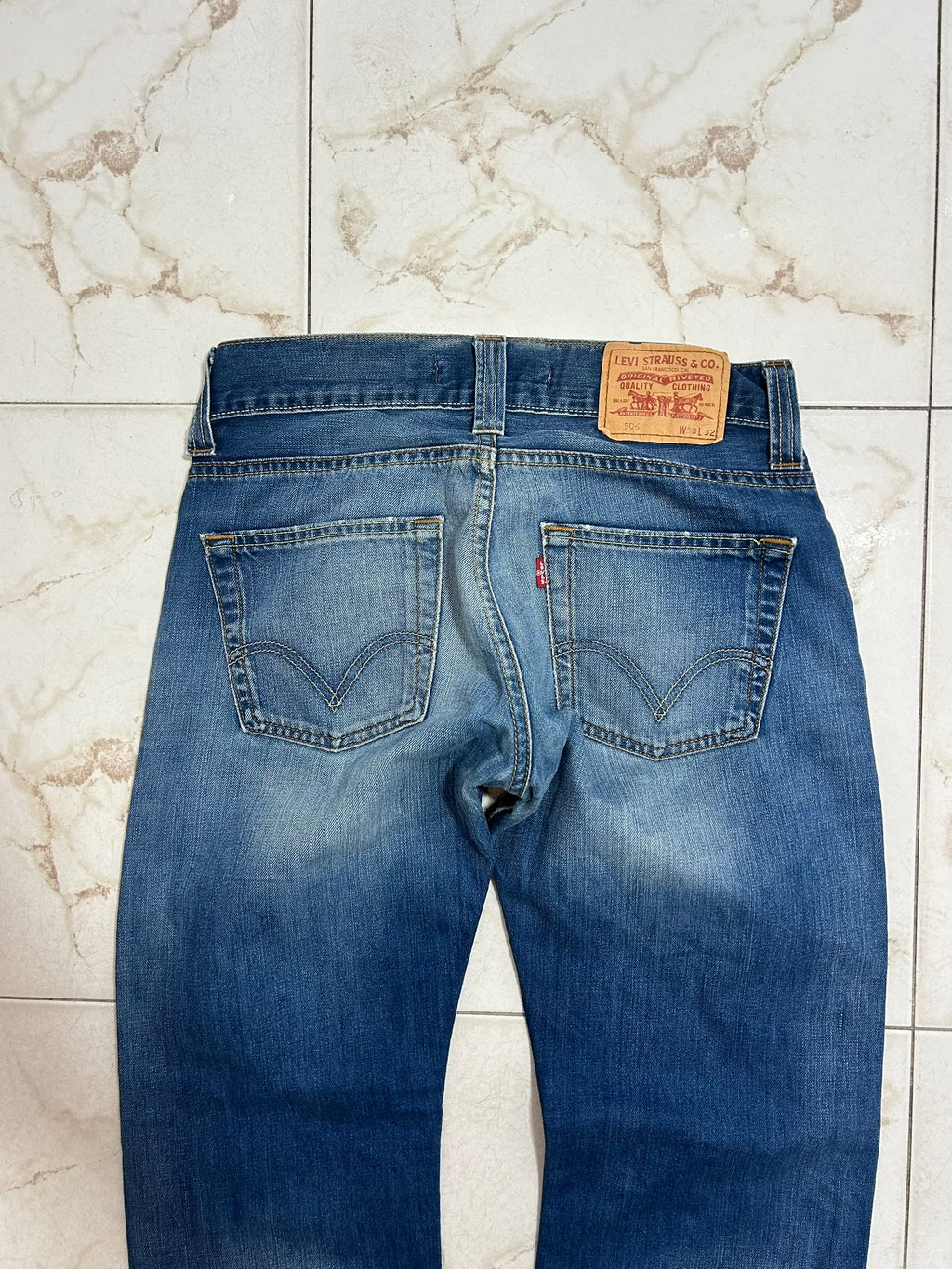 Jeans Levi’s 505 Regular Fit W30 L32 blu classico 44 IT 05