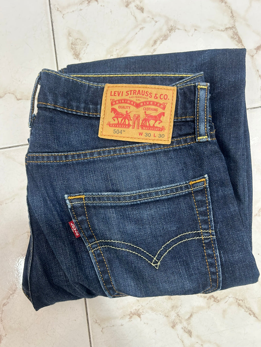 Jeans Levi’s 504 Vintage Blu – Tg IT 46 (W30 L30)