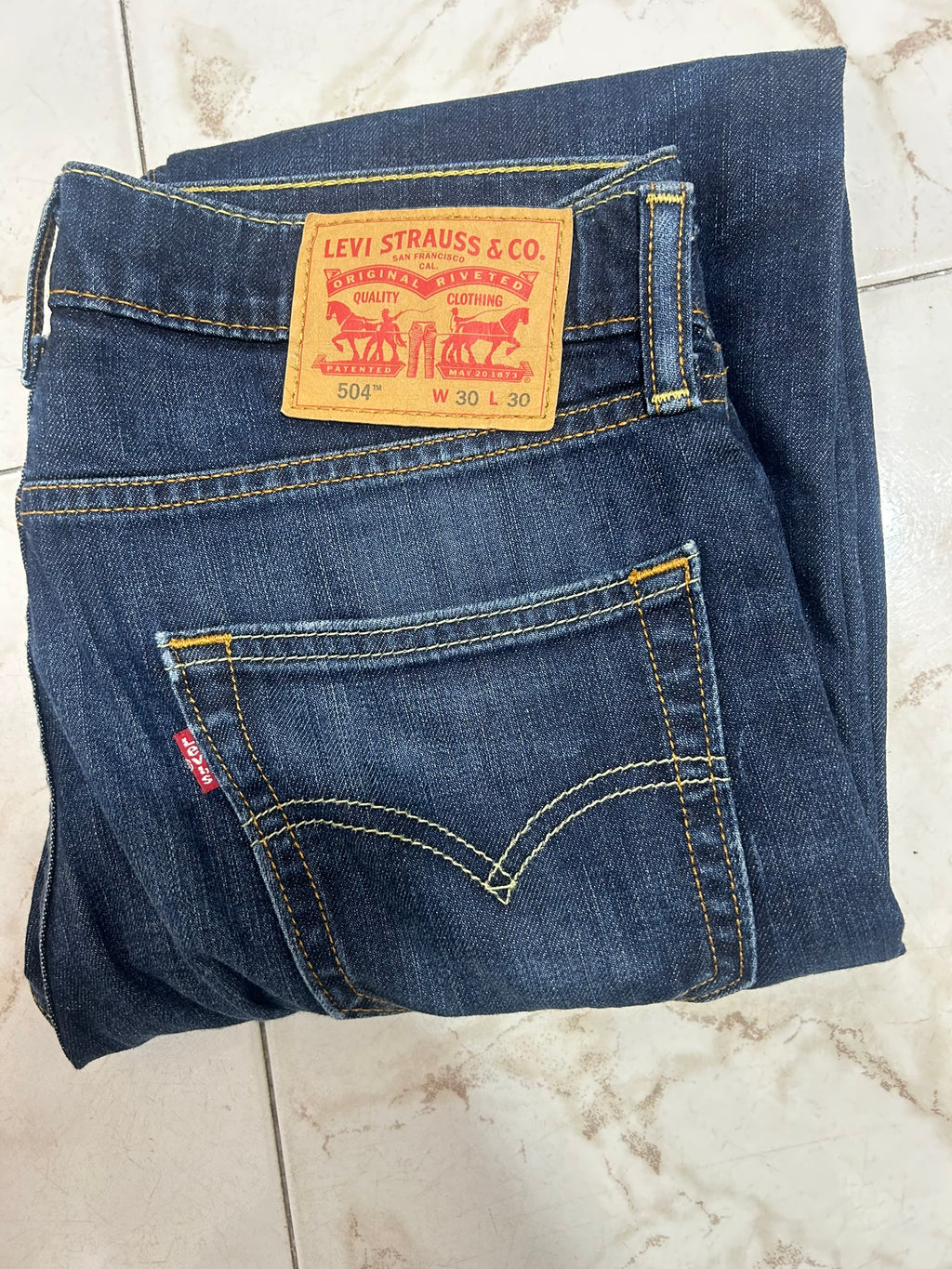 Jeans Levi’s 504 Vintage Blu – Tg IT 46 (W30 L30)