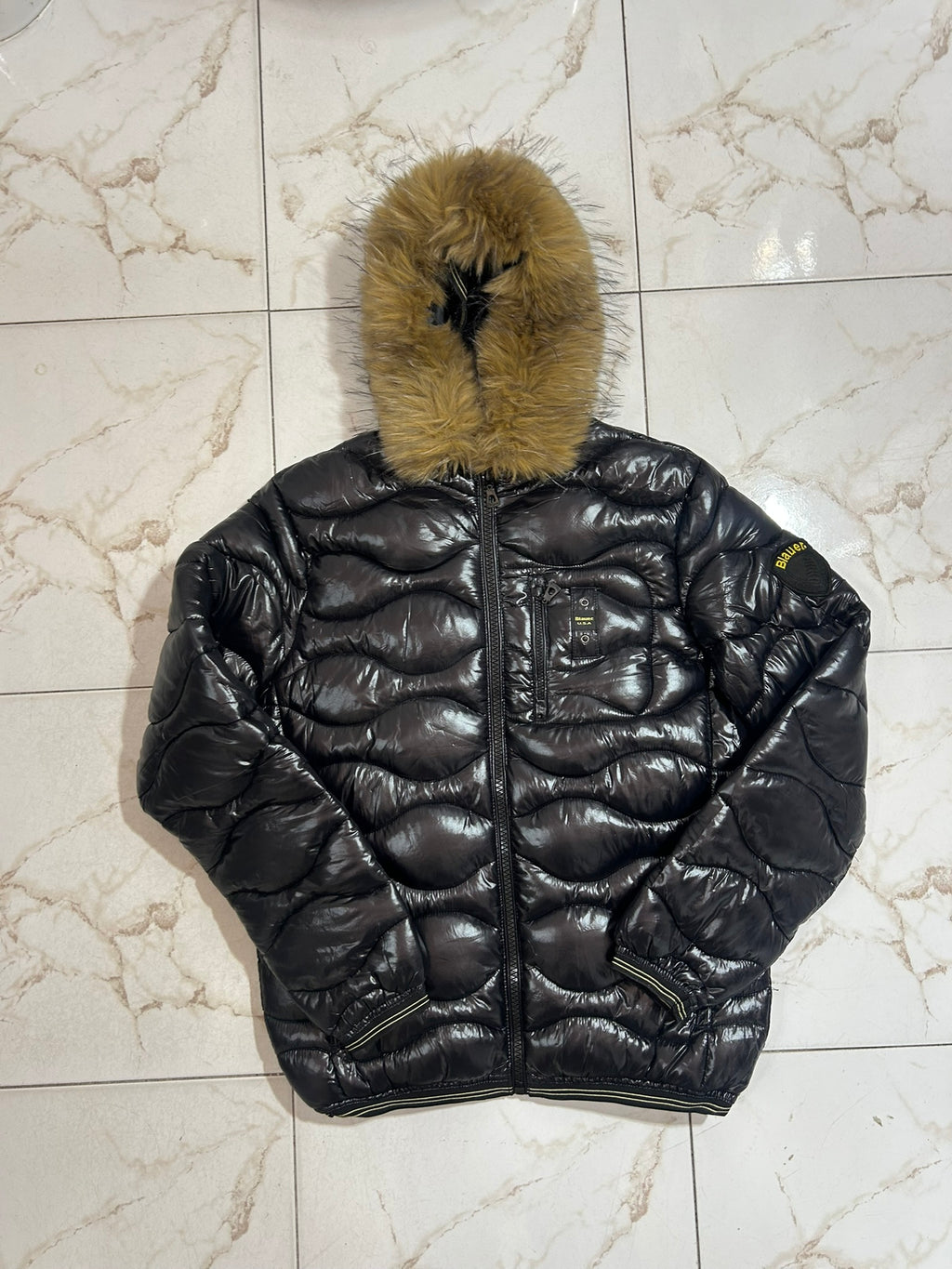 PUFFER INVERNALE CON PELLICCI A