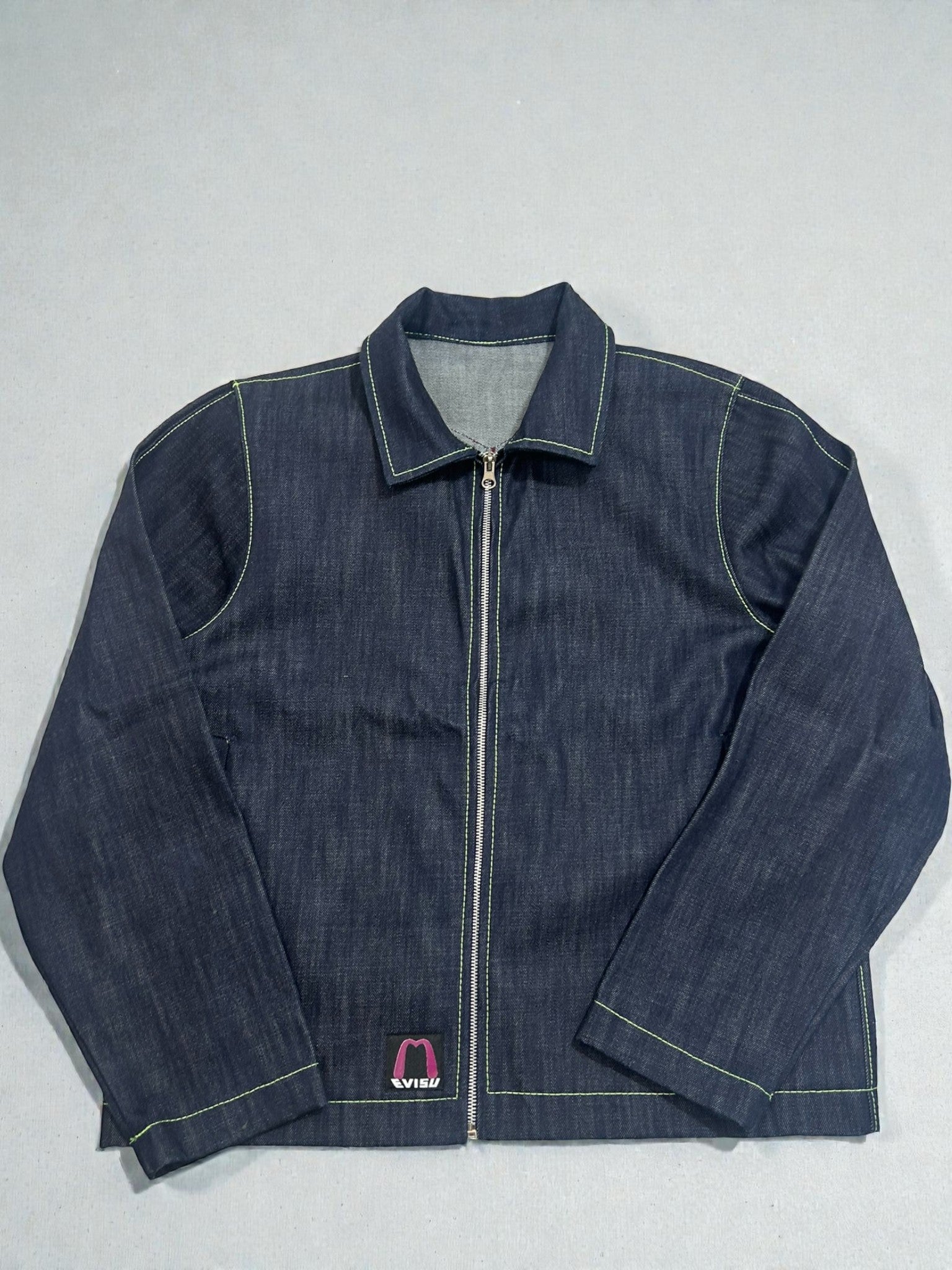 GIACCA DENIM REWORK PURPLE