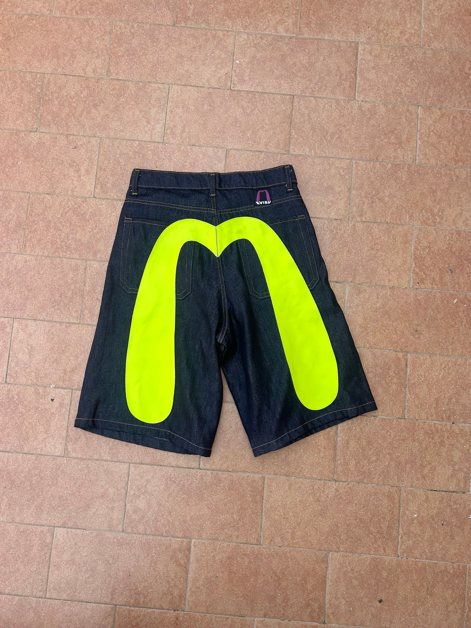Jeans evisu retro  giallo