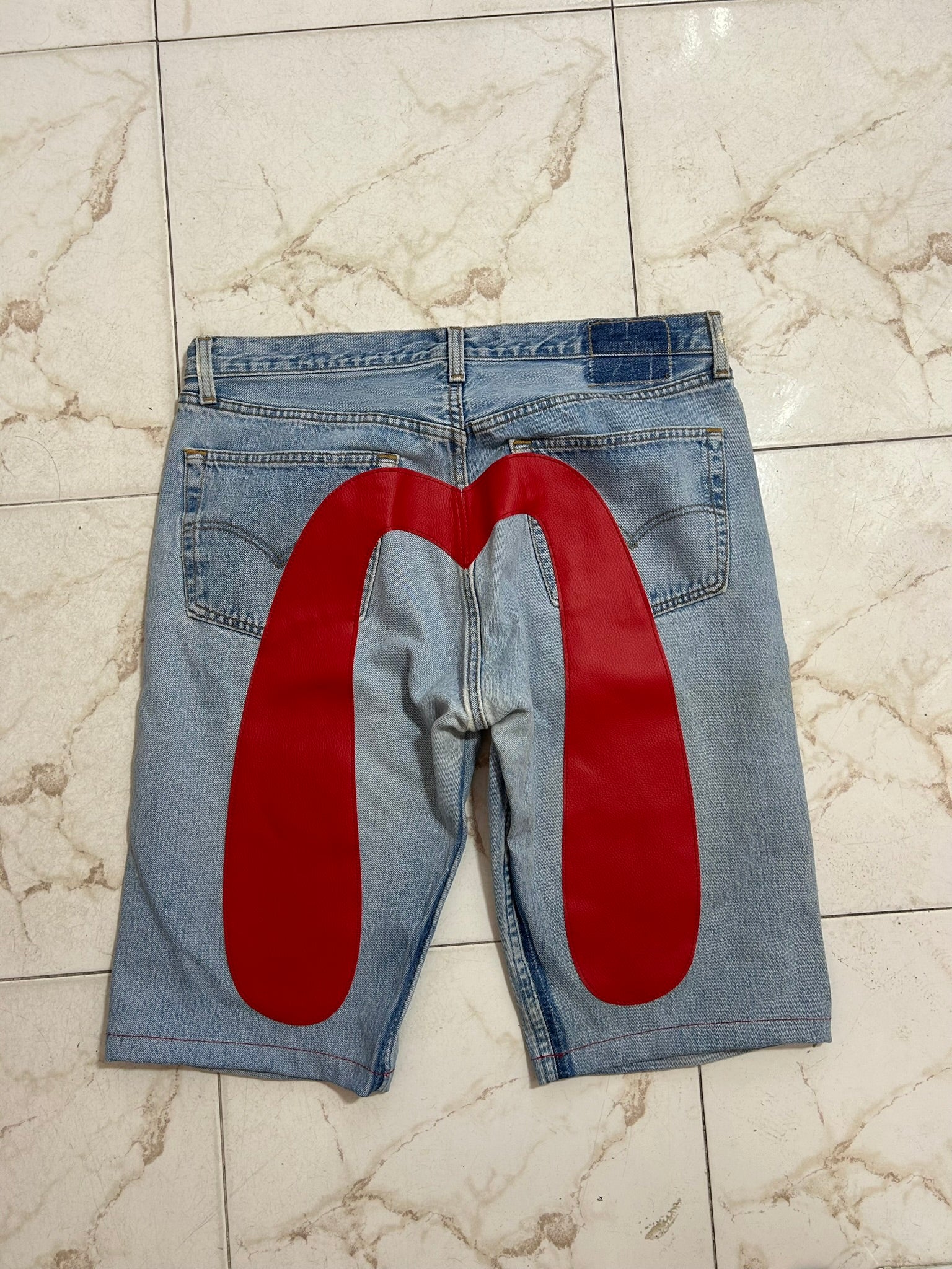 Jeans evisu x levis reworkato