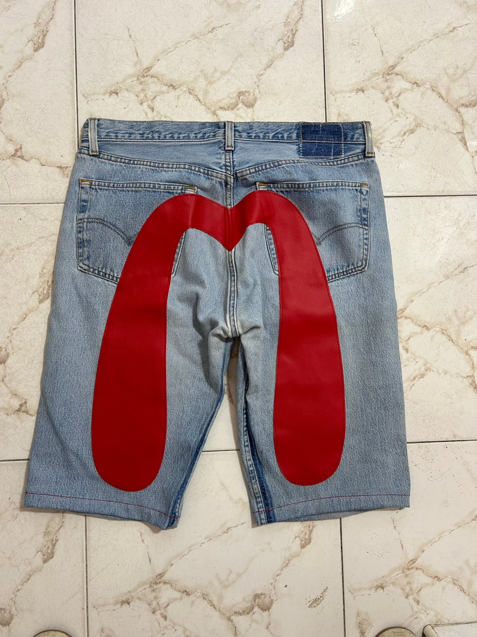 Jeans evisu x levis reworkato