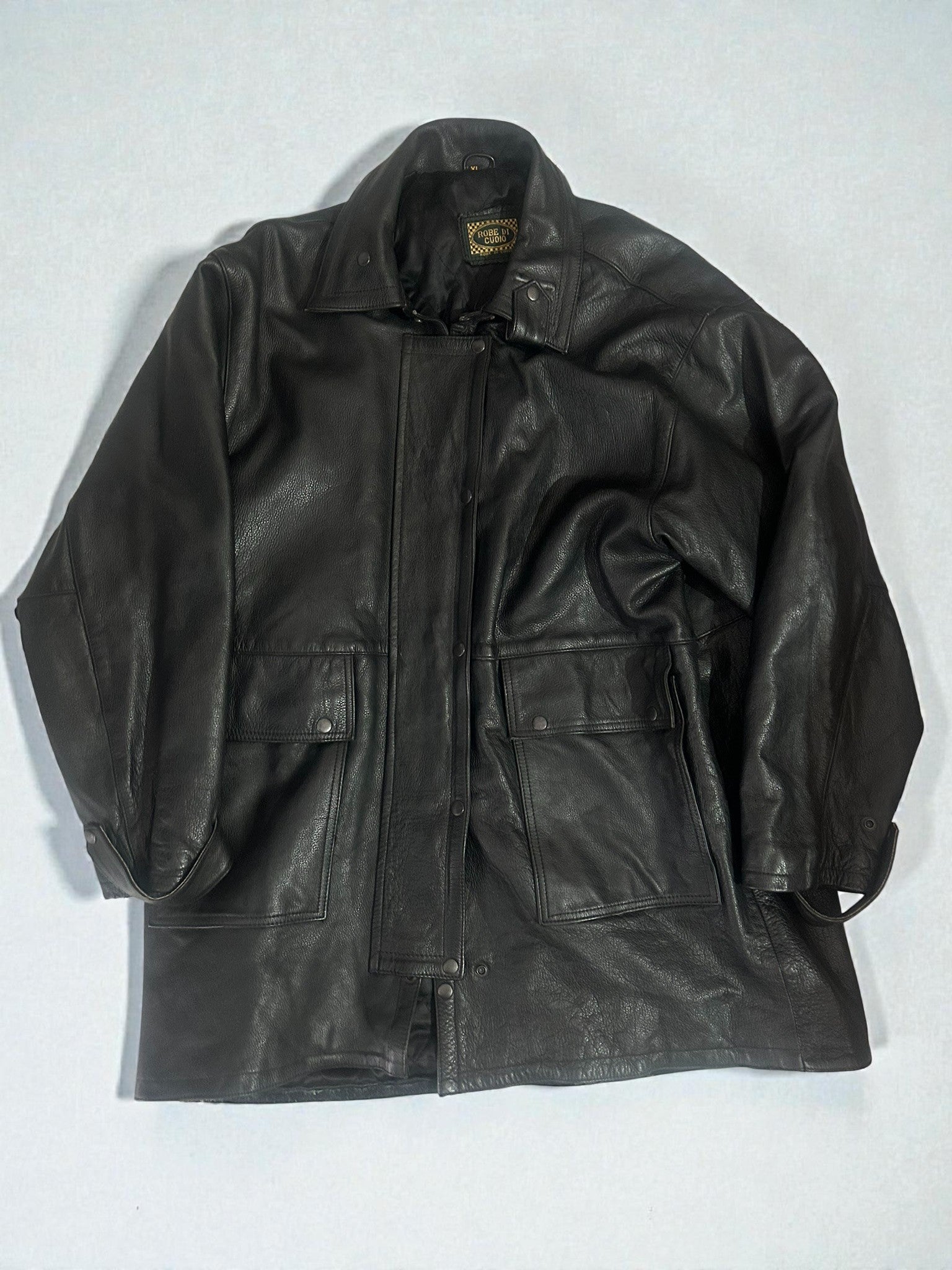 Giubbotto Vintage in Vera Pelle – Taglia XL