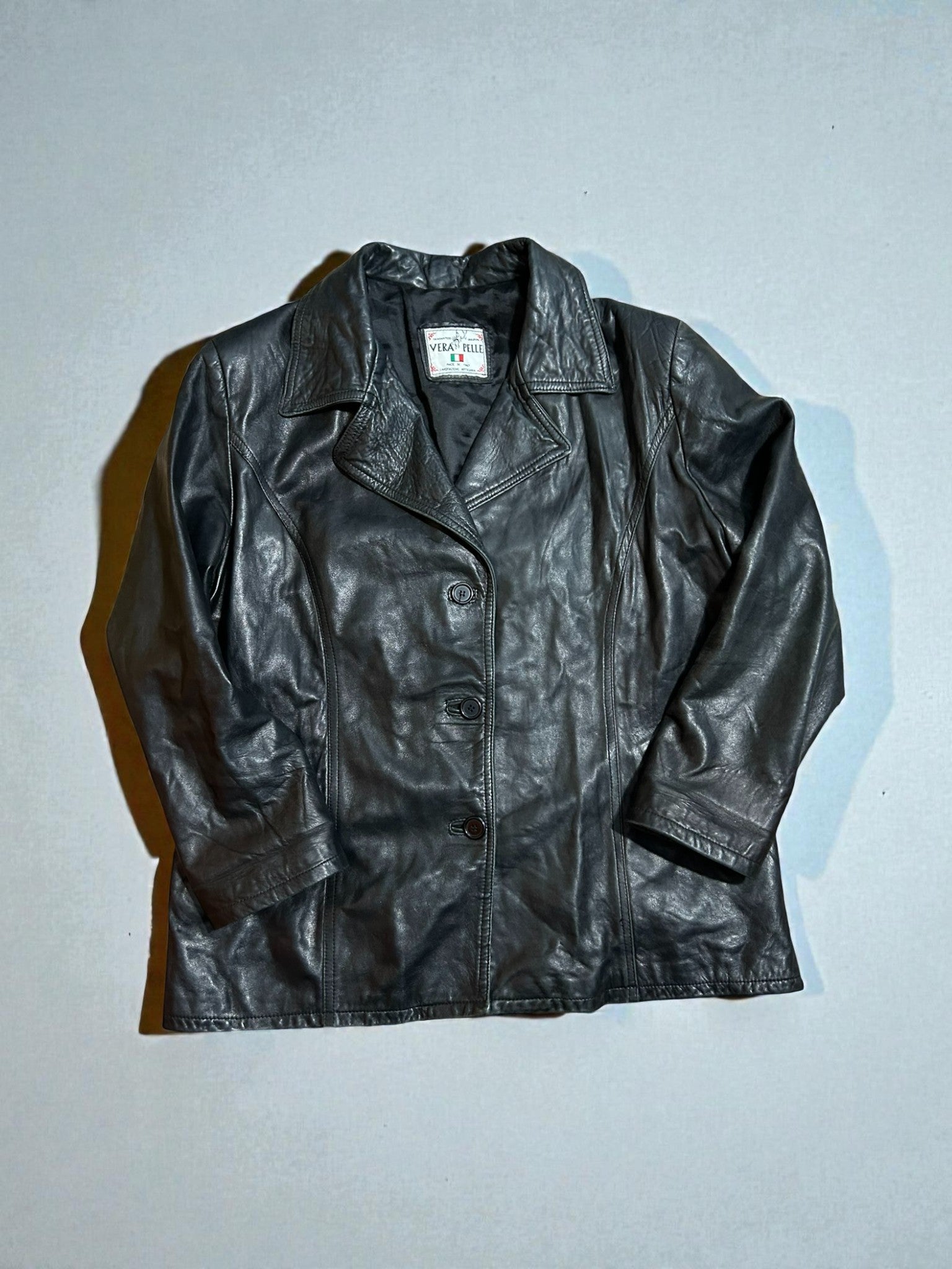 Giubbotto Vintage in Vera Pelle Made in Italy – Taglia IT M